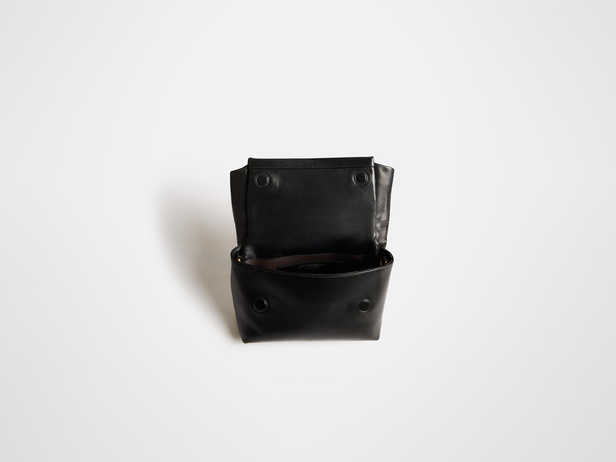MEDIUM TWISTER BAG IN BLACK LEATHER in BLACK HB0764LA0384999O/S 