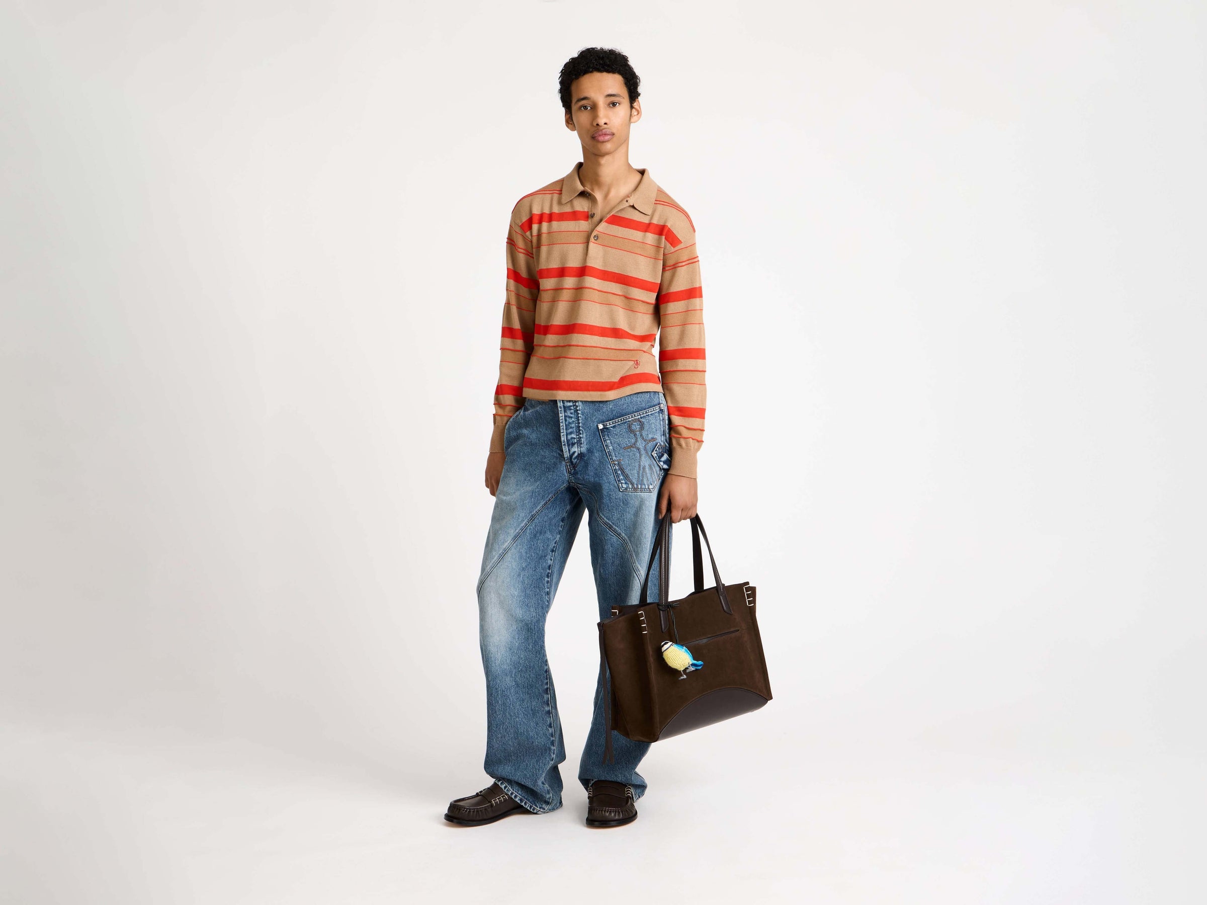 loafer cabas brown Model Front 4