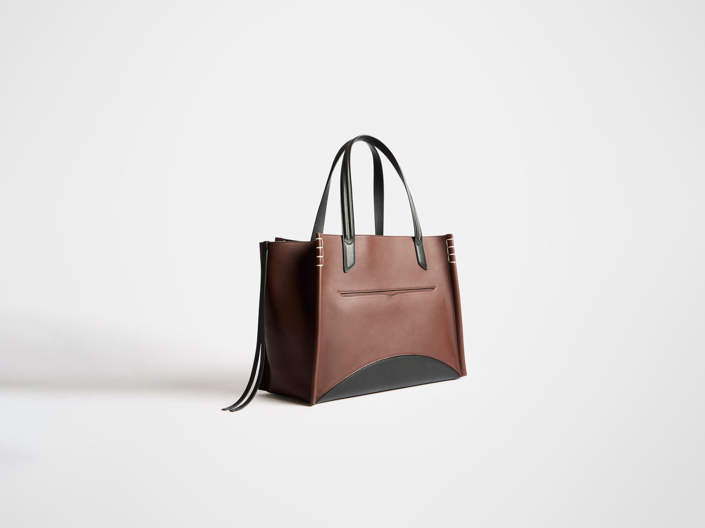 loafer cabas burgundy black Product Angle 2