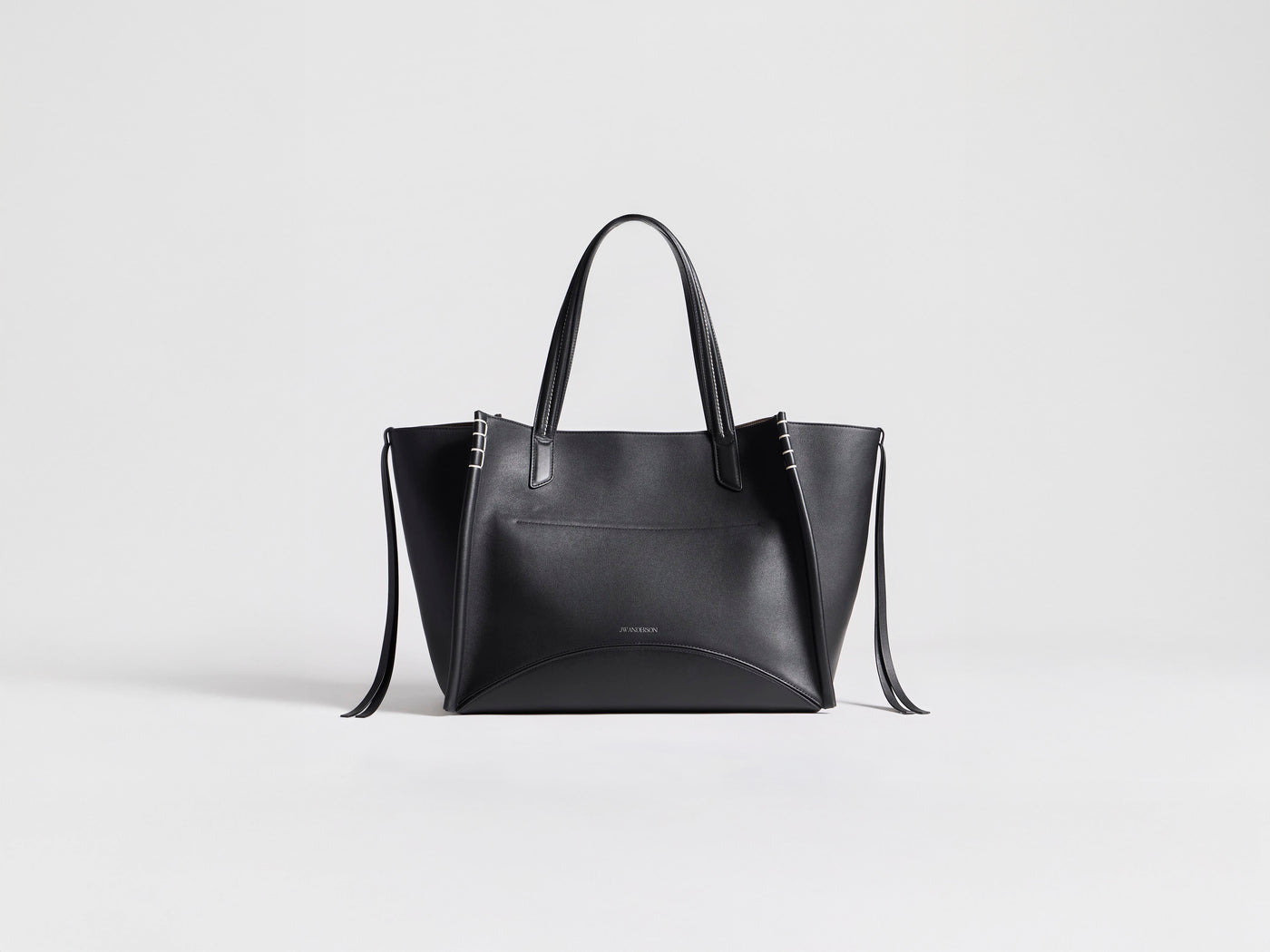 LOAFER CABAS BAG IN BLACK LEATHER