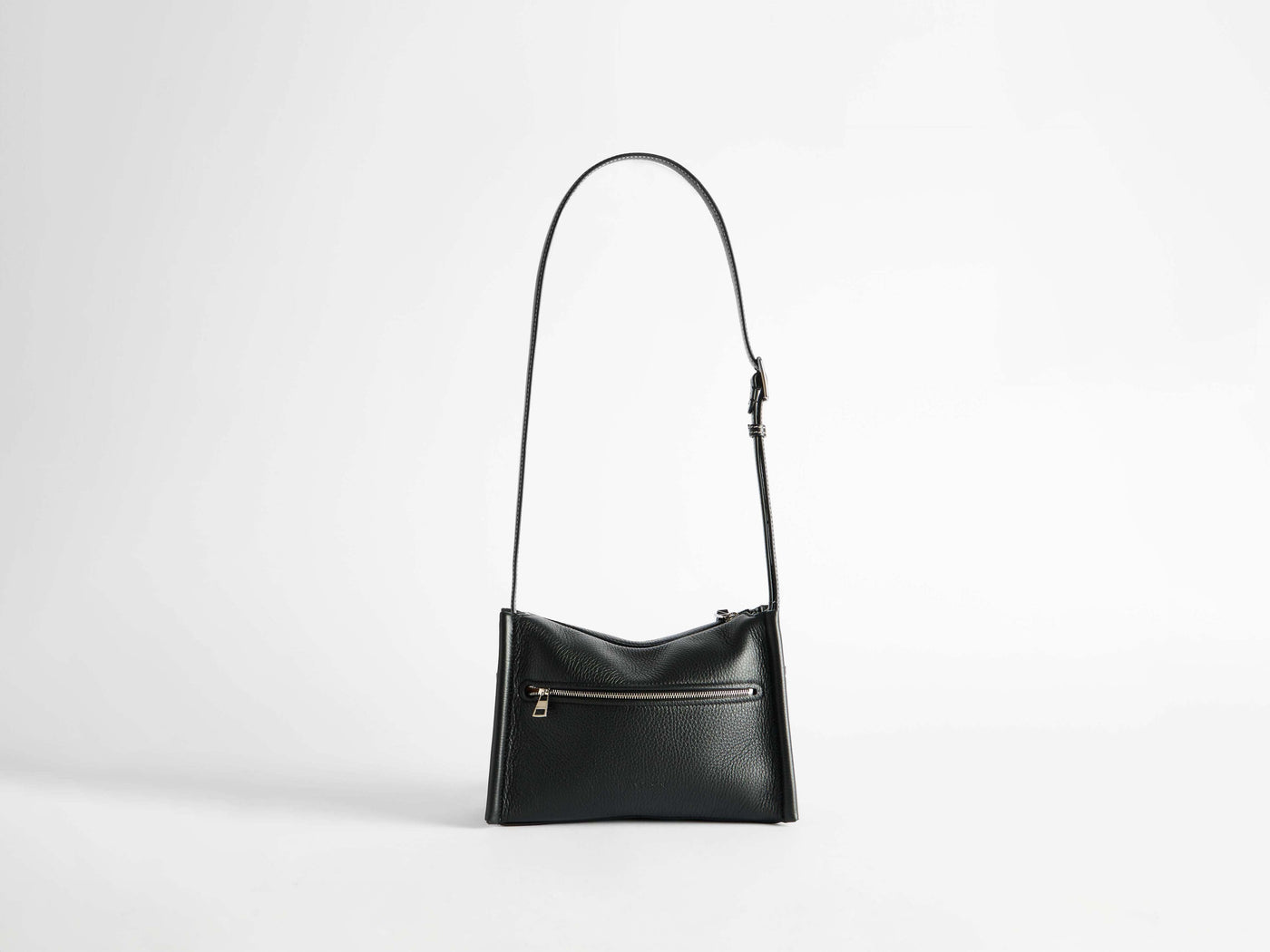 small messenger loafer bag black Product Back 3