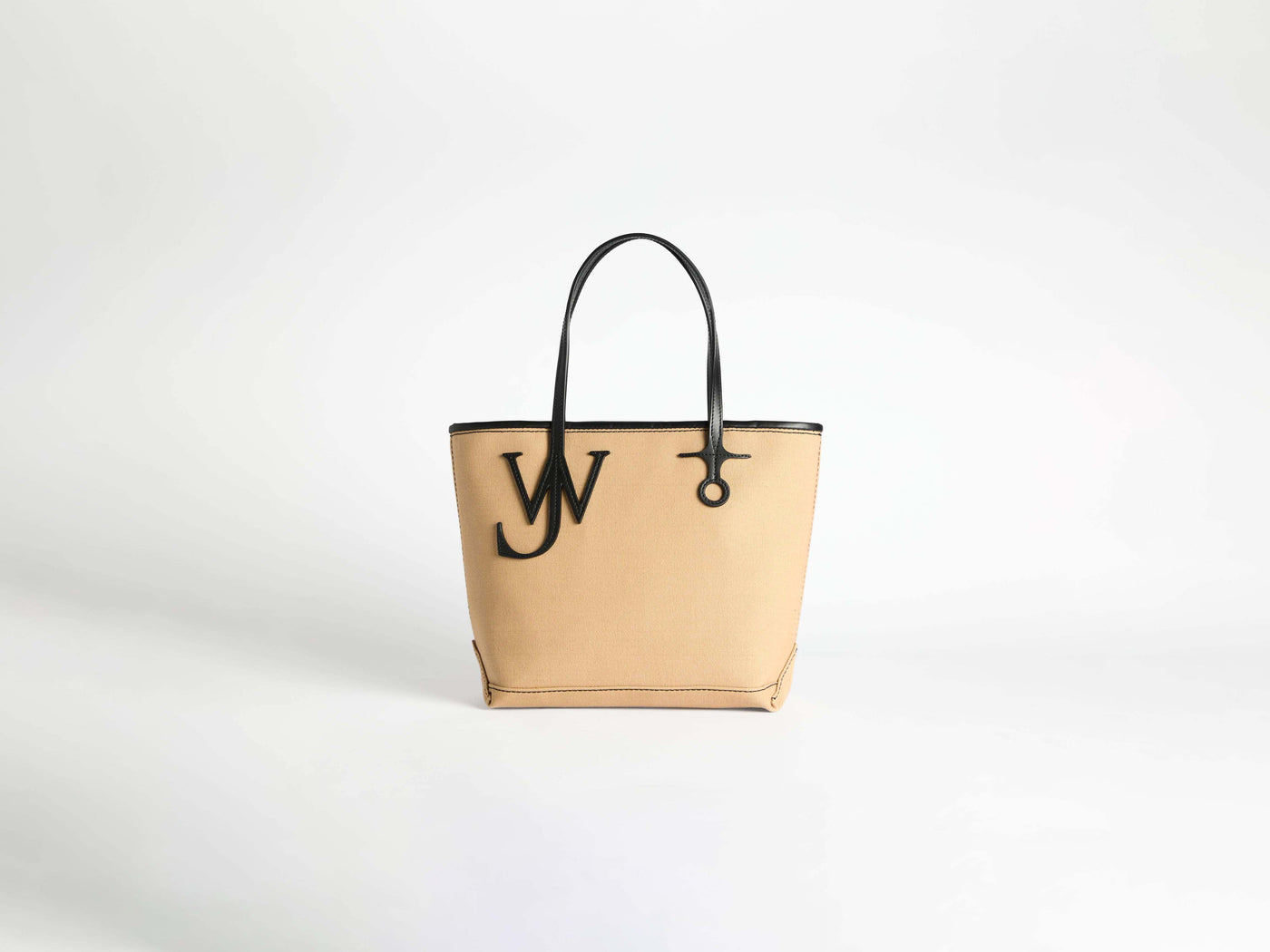 small anchor tote beige black Product Front 5