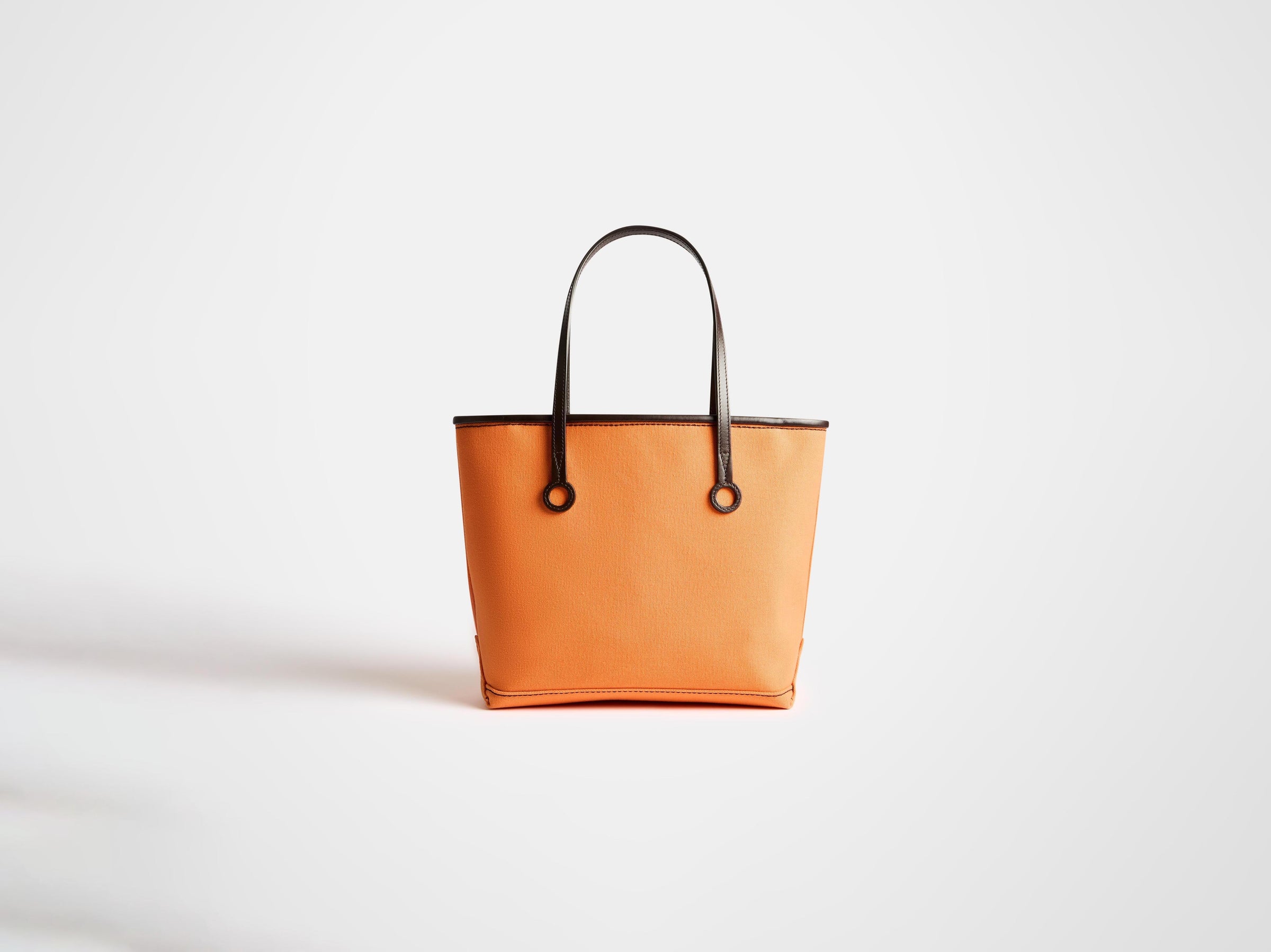 small anchor tote orange brown Product Back 3