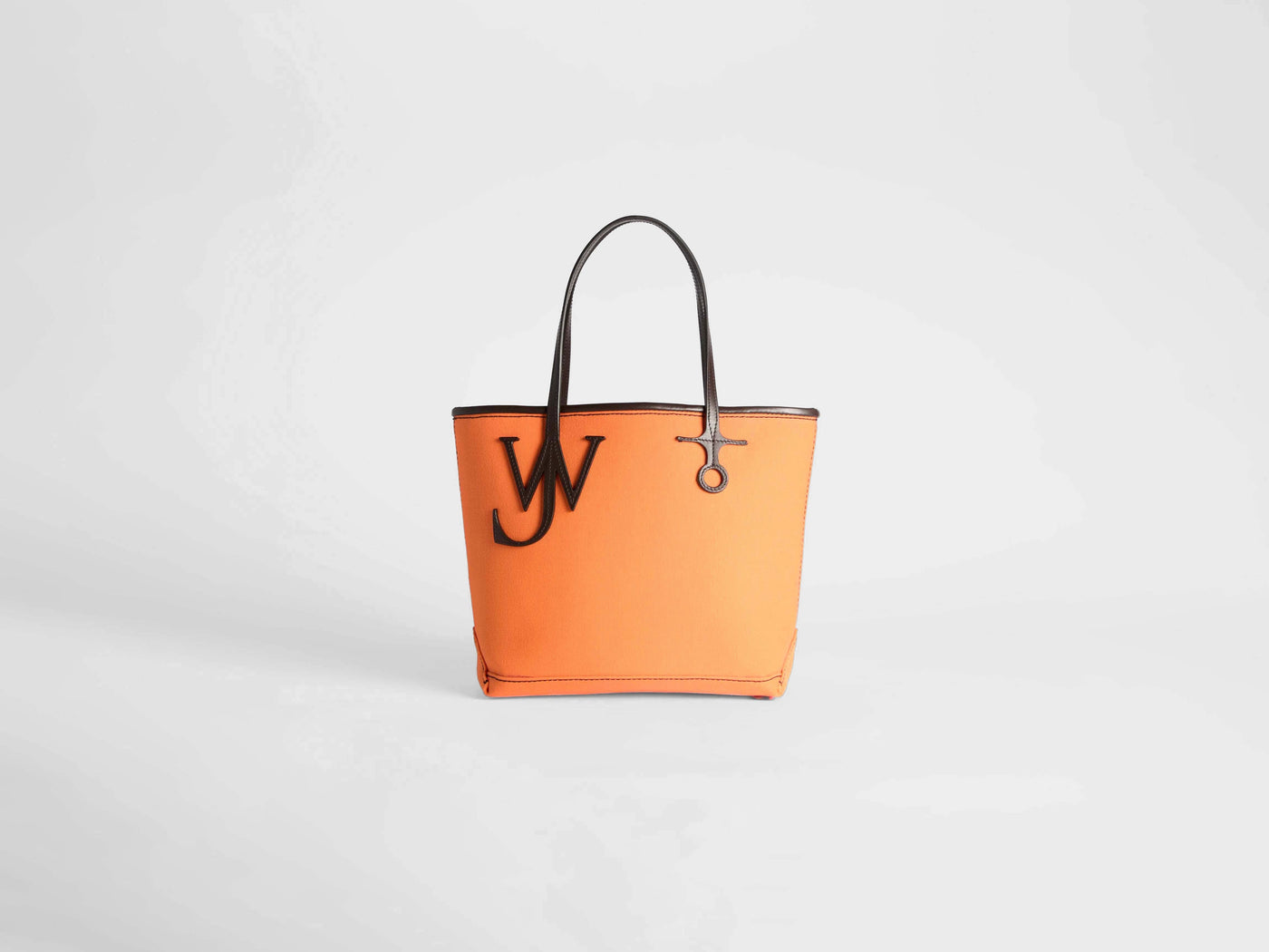 small anchor tote orange brown Product Front 4