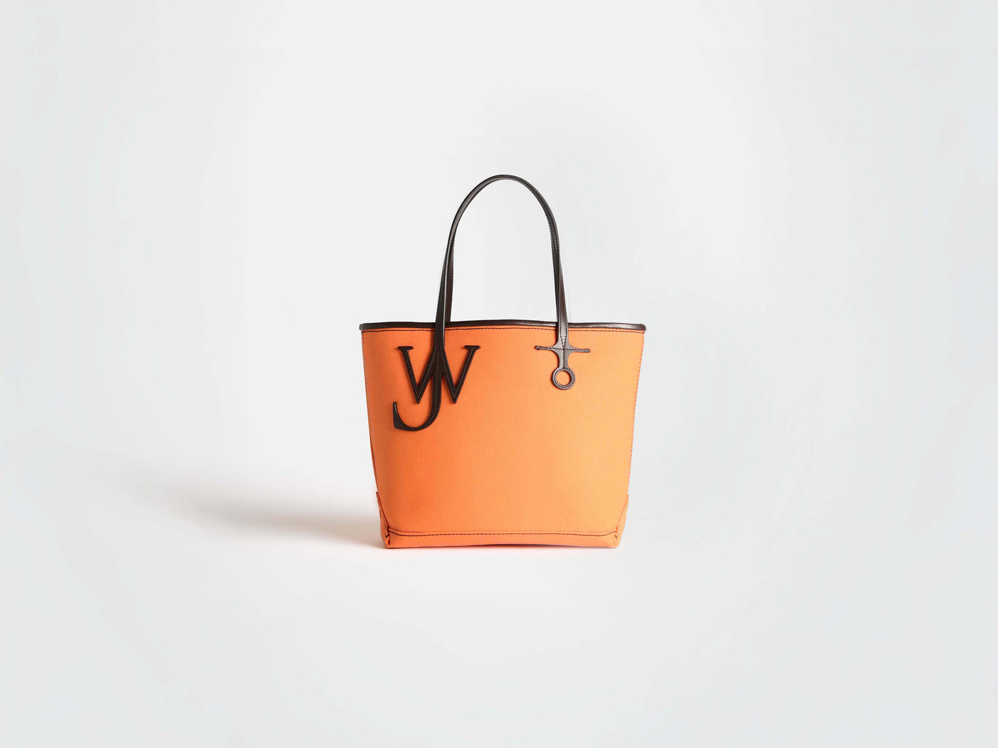 SMALL ANCHOR CANVAS TOTE IN ORANGE