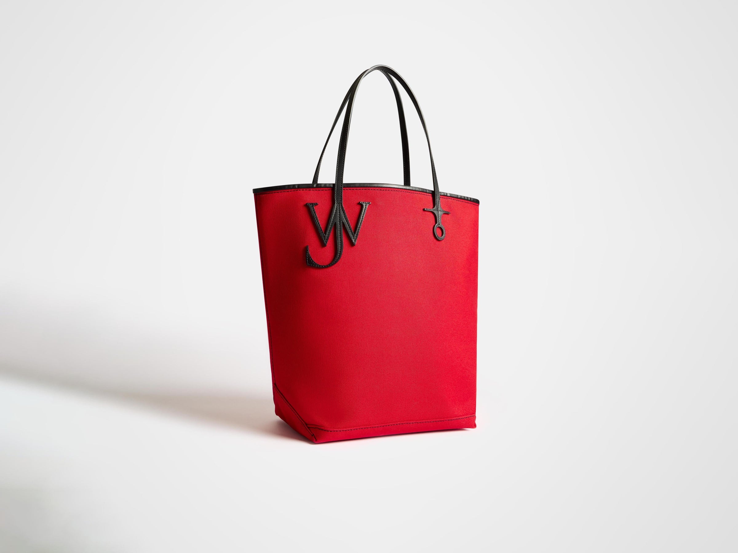tall anchor tote red black Product Angle 1