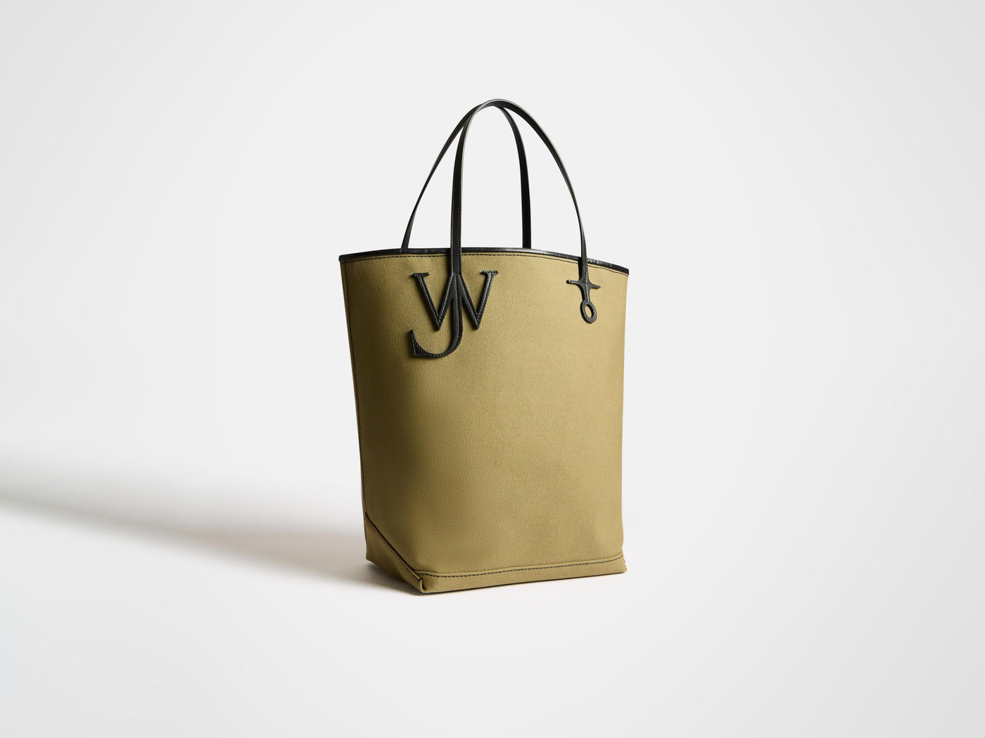 tall anchor tote khaki black Product Angle 2