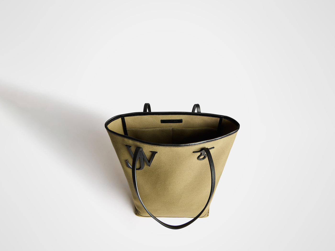 tall anchor tote khaki black Product Top Down 5