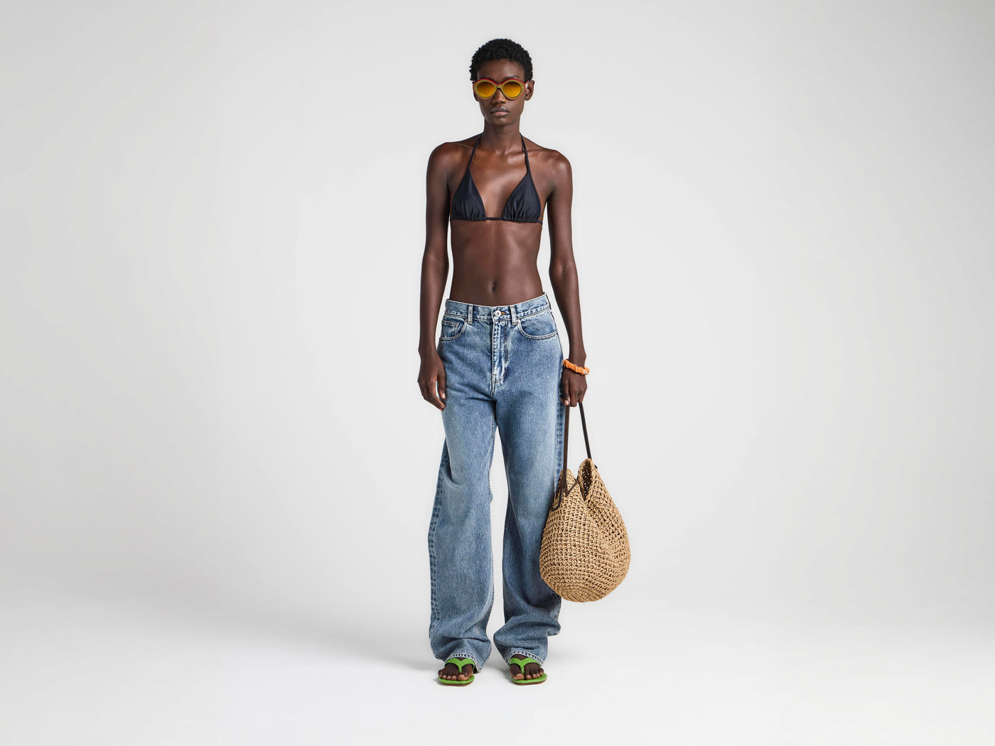 EXTRA LARGE BULB BAG IN NATURAL BROWN