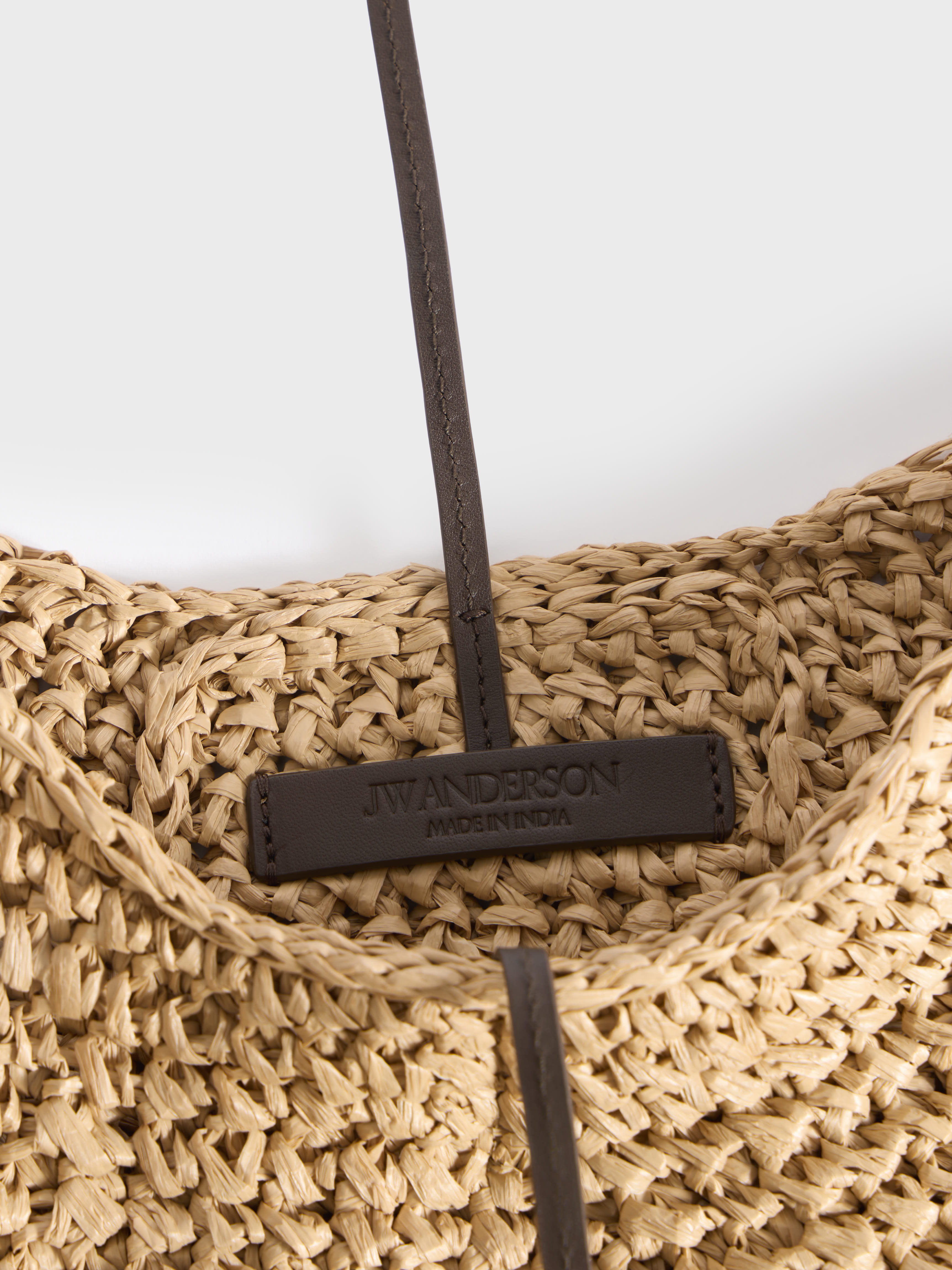LARGE BULB BAG IN NATURAL BROWN in NATURAL/BROWN HB0778FA0529094O