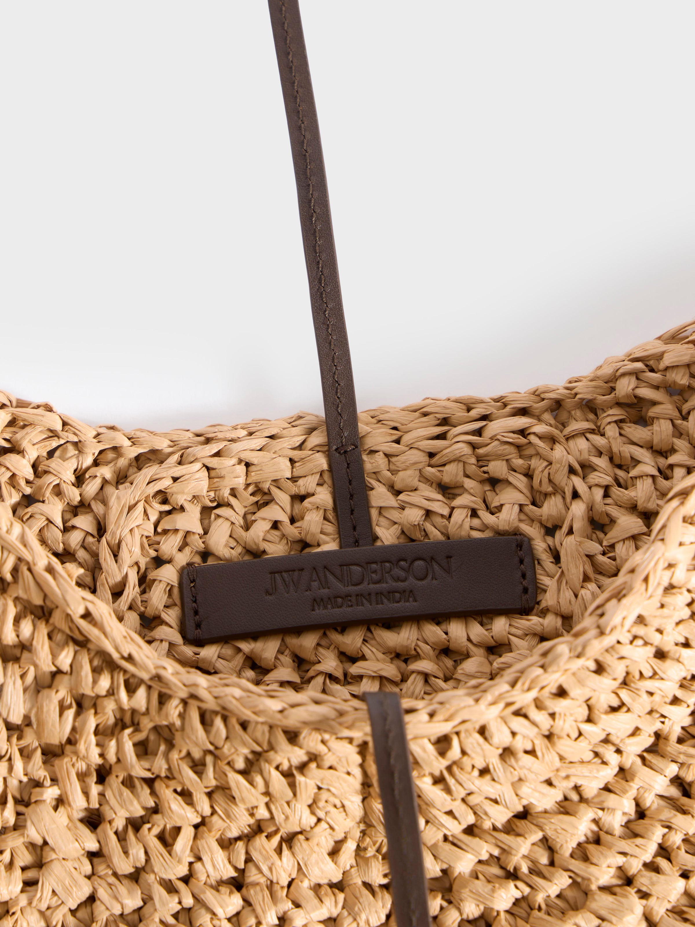 EXTRA LARGE BULB BAG IN NATURAL BROWN