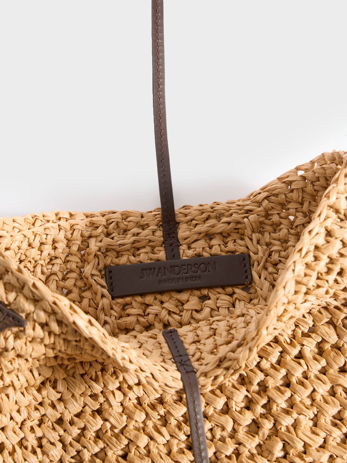 SMALL BULB BAG IN NATURAL BROWN