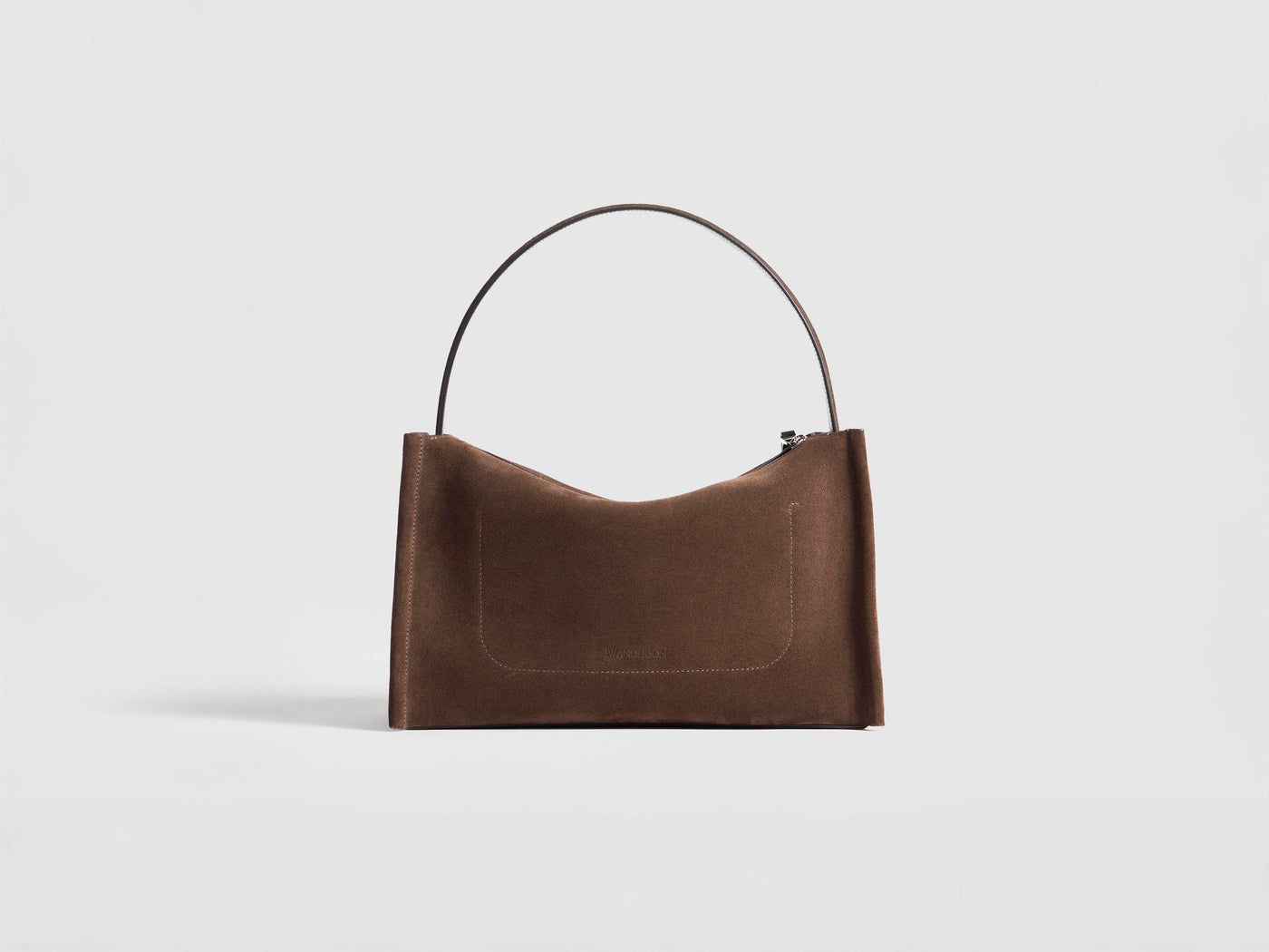 MEDIUM LOAFER BAG IN BROWN SUEDE