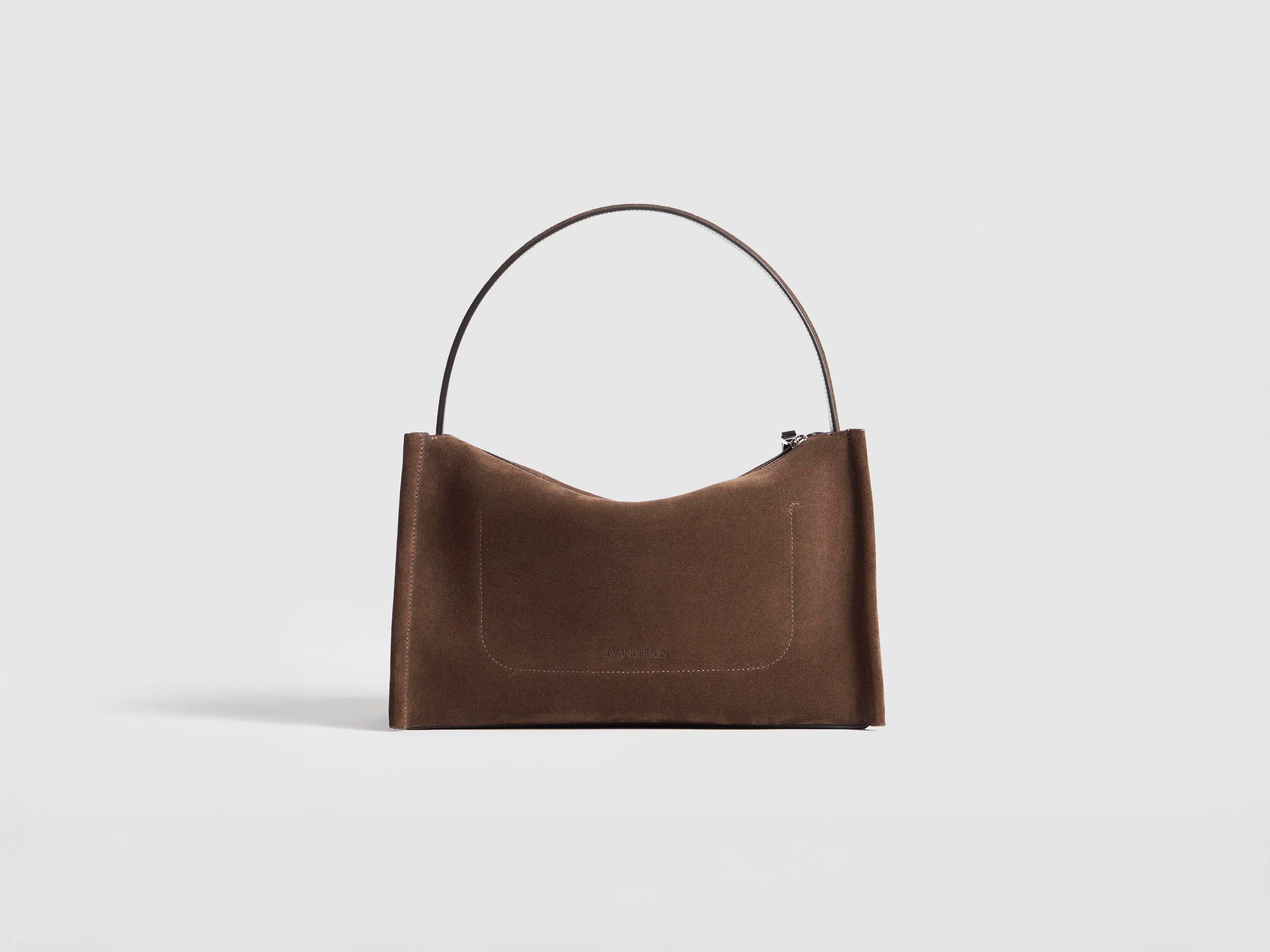 MEDIUM LOAFER BAG IN BROWN SUEDE