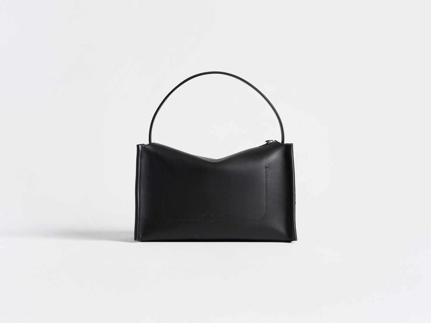 MEDIUM LOAFER BAG IN BLACK LEATHER