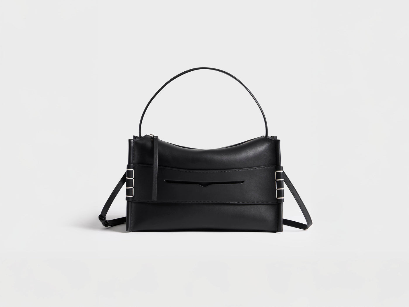 MEDIUM LOAFER BAG IN BLACK LEATHER
