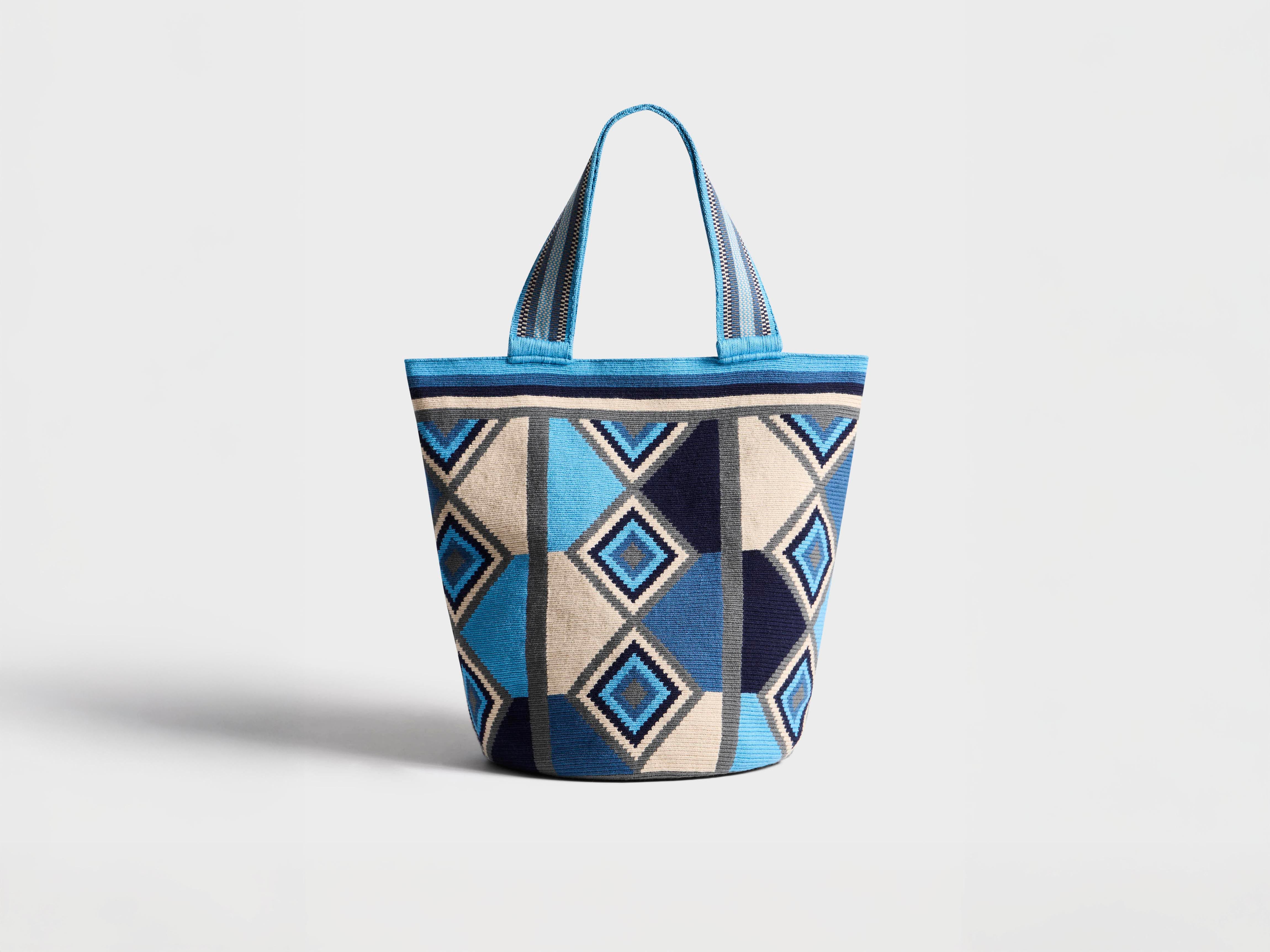 WAYUU MOCHILA IN BLUE & MULTI in BLUE/MULTI HB0785FA0506899O/S
