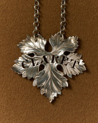 WILLIAM IV SILVER WINE LABELS, CLARET IN SILVER
