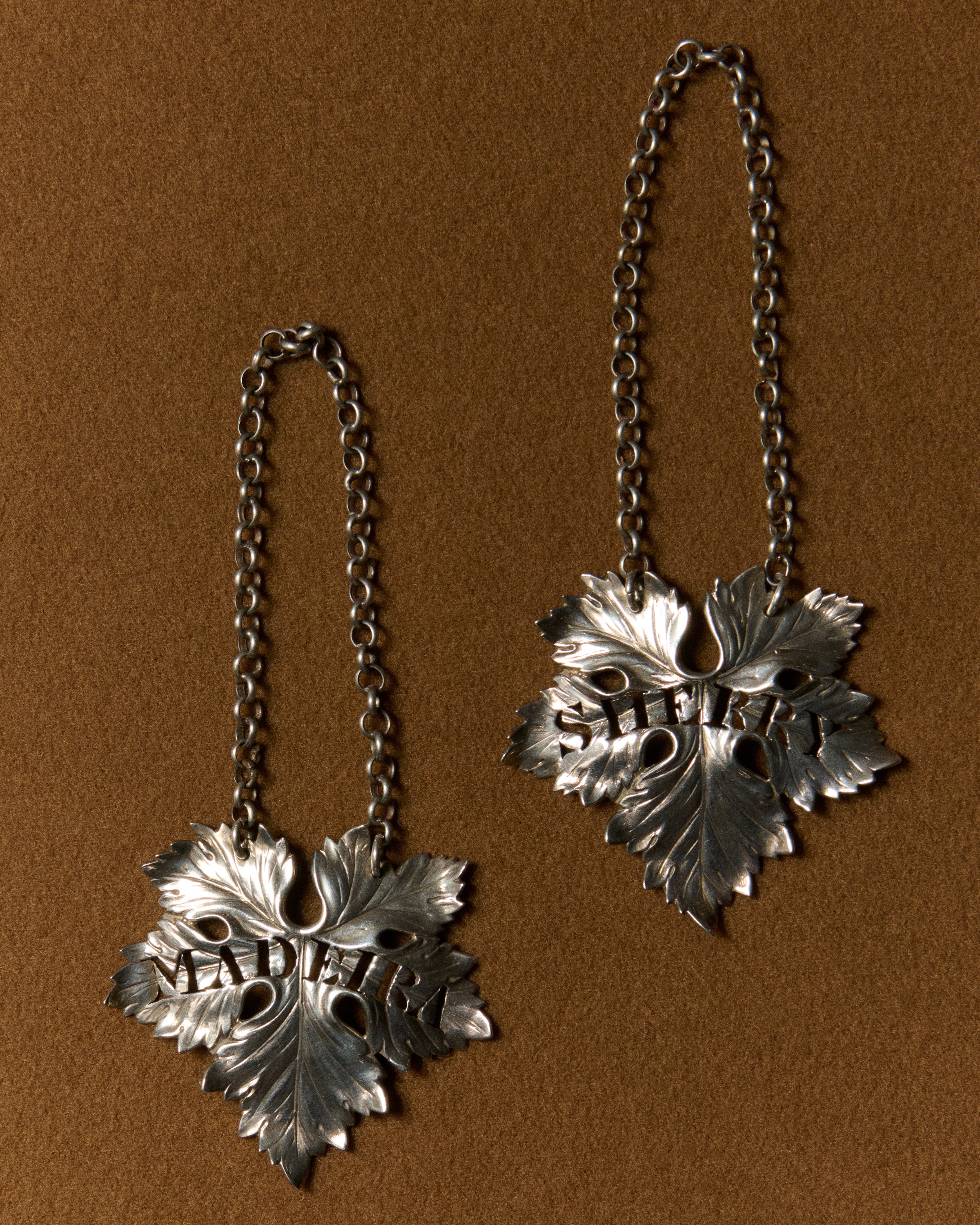 WILLIAM IV SILVER WIVE LABELS, MADEIRA IN SILVER