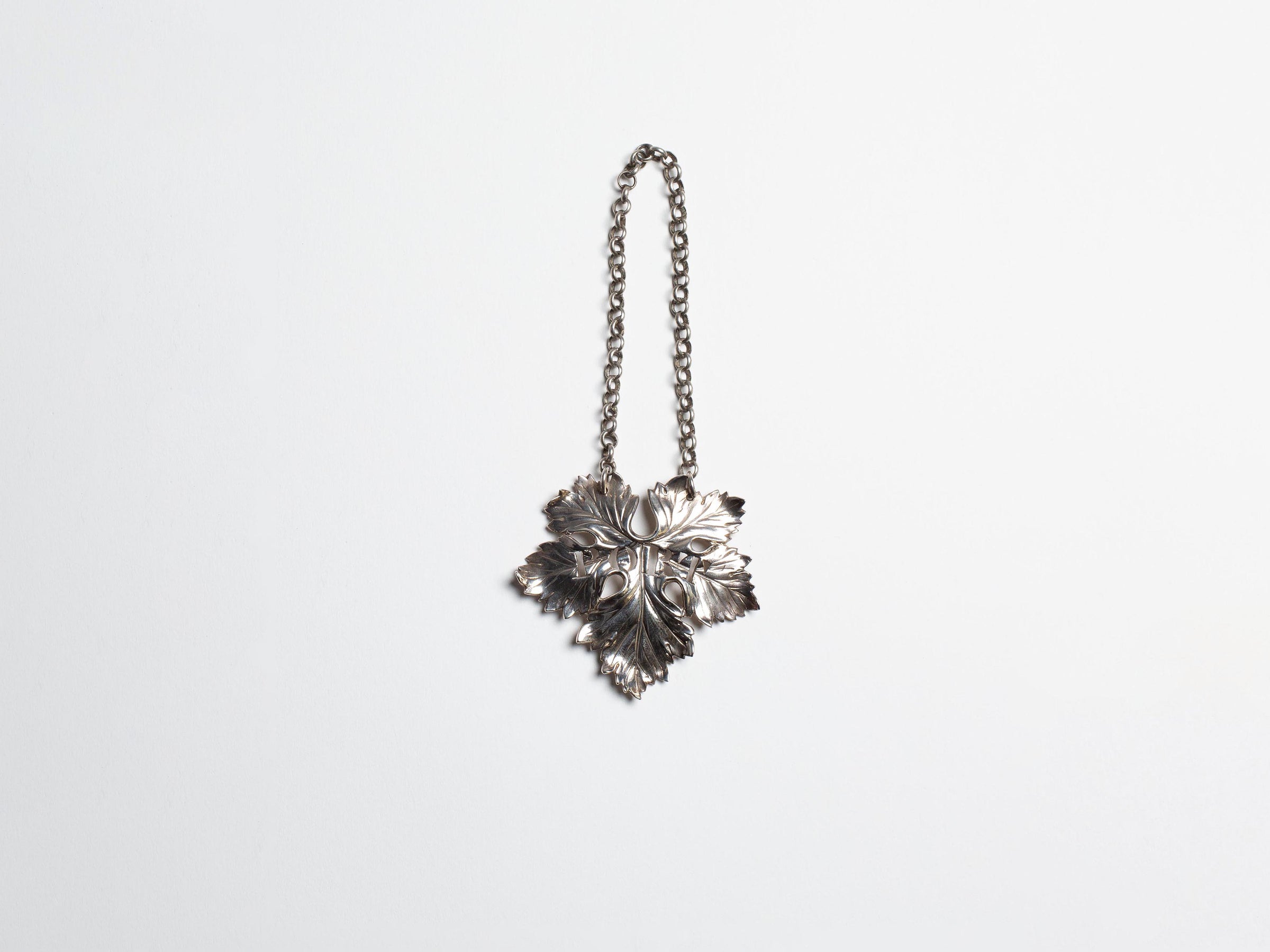 WILLIAM IV SILVER WINE LABELS, PORT IN SILVER