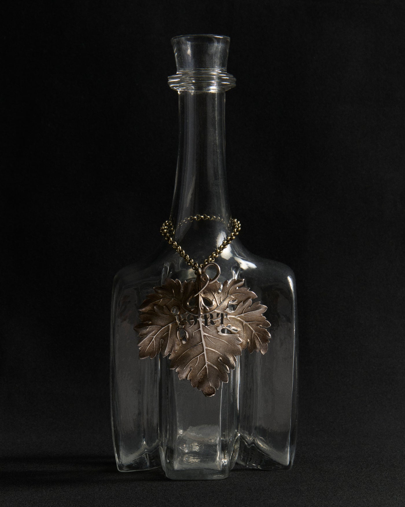 WILLIAM IV SILVER LARGE WINE TAG, PORT IN SILVER