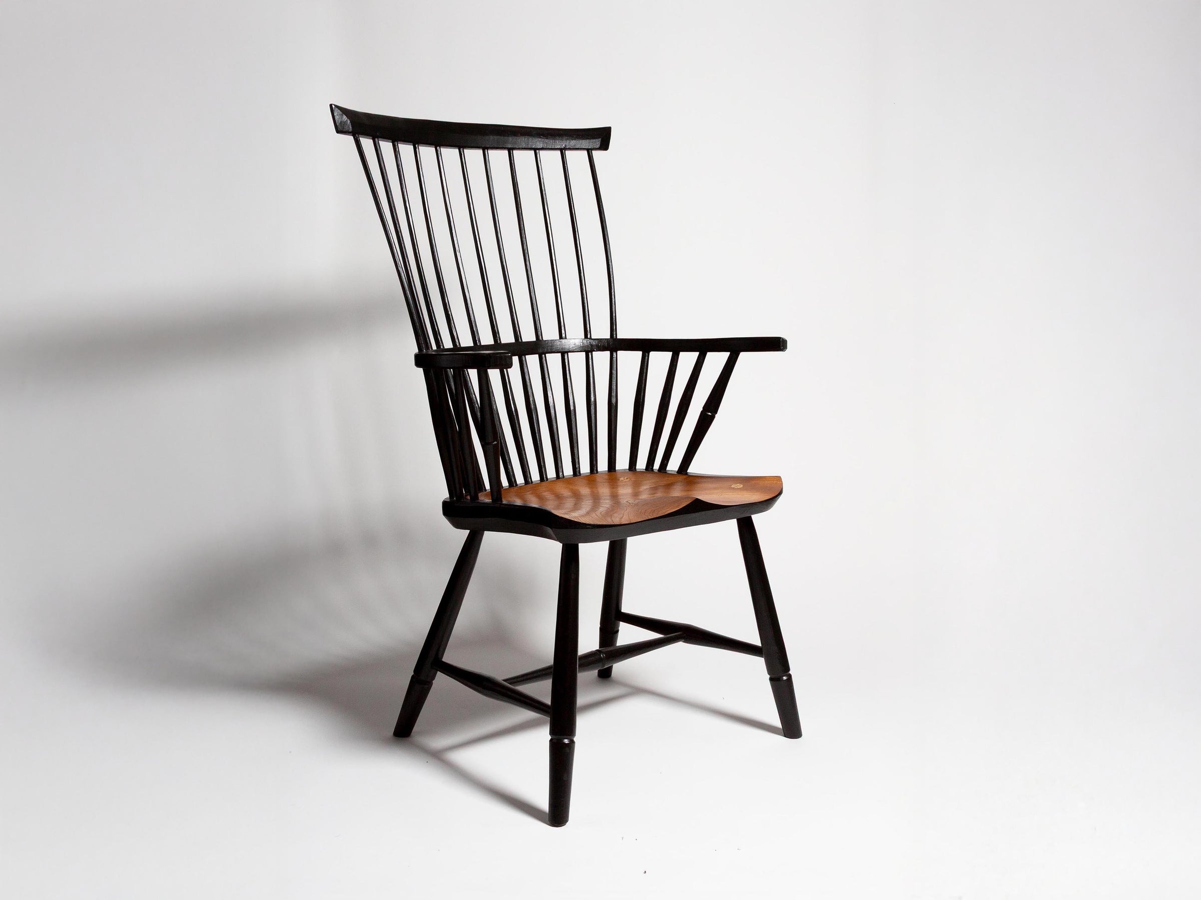 english armchair black Product Back 2