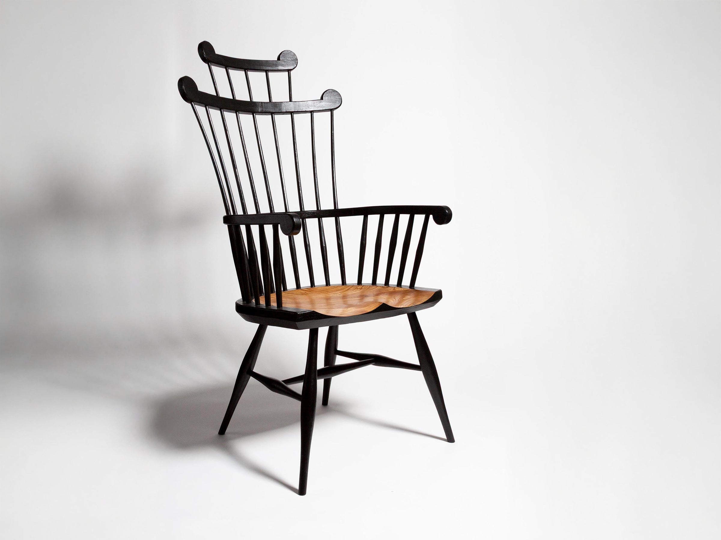 note armchair black Product Angle 2