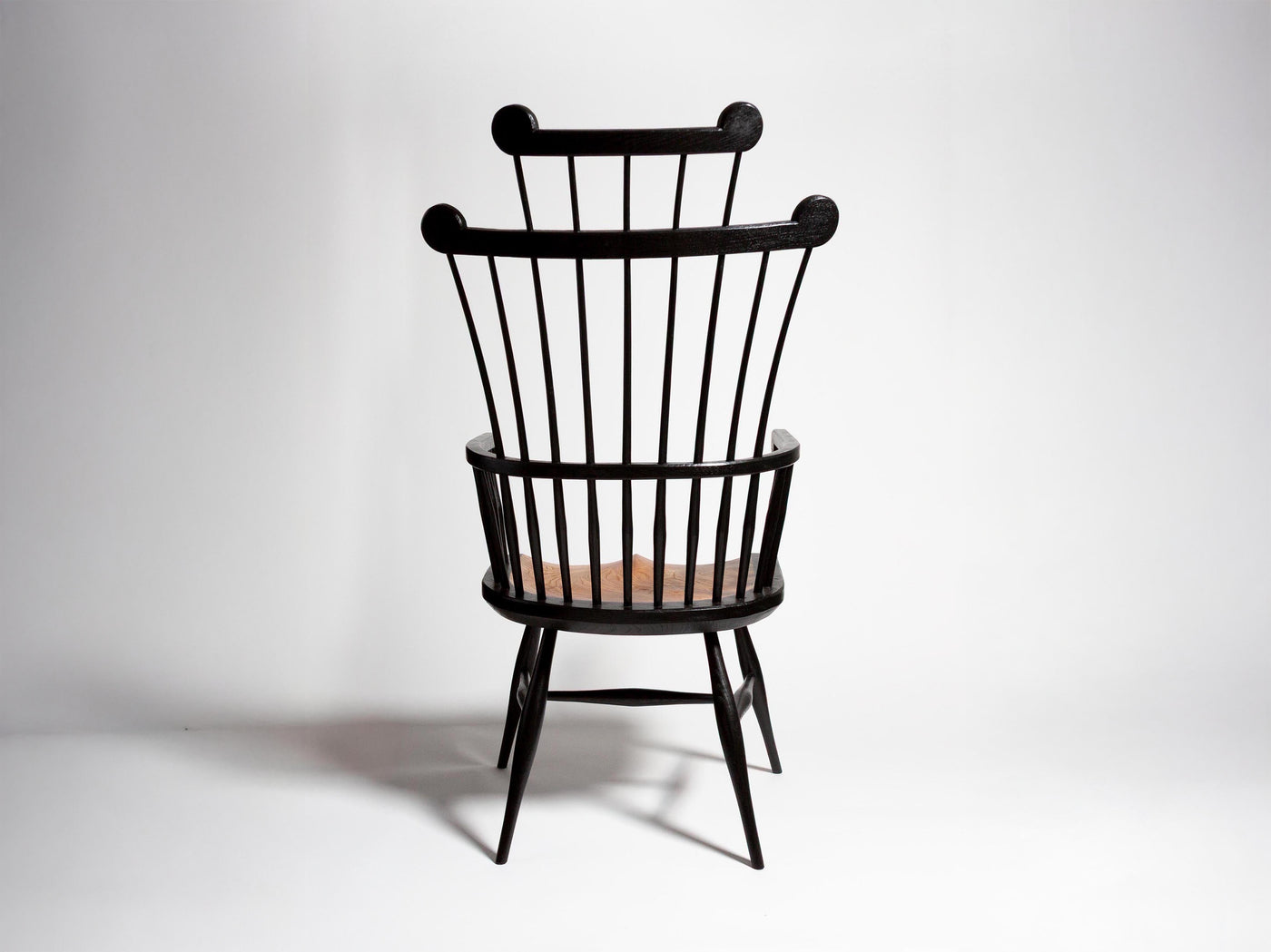 note armchair black Product Back 3