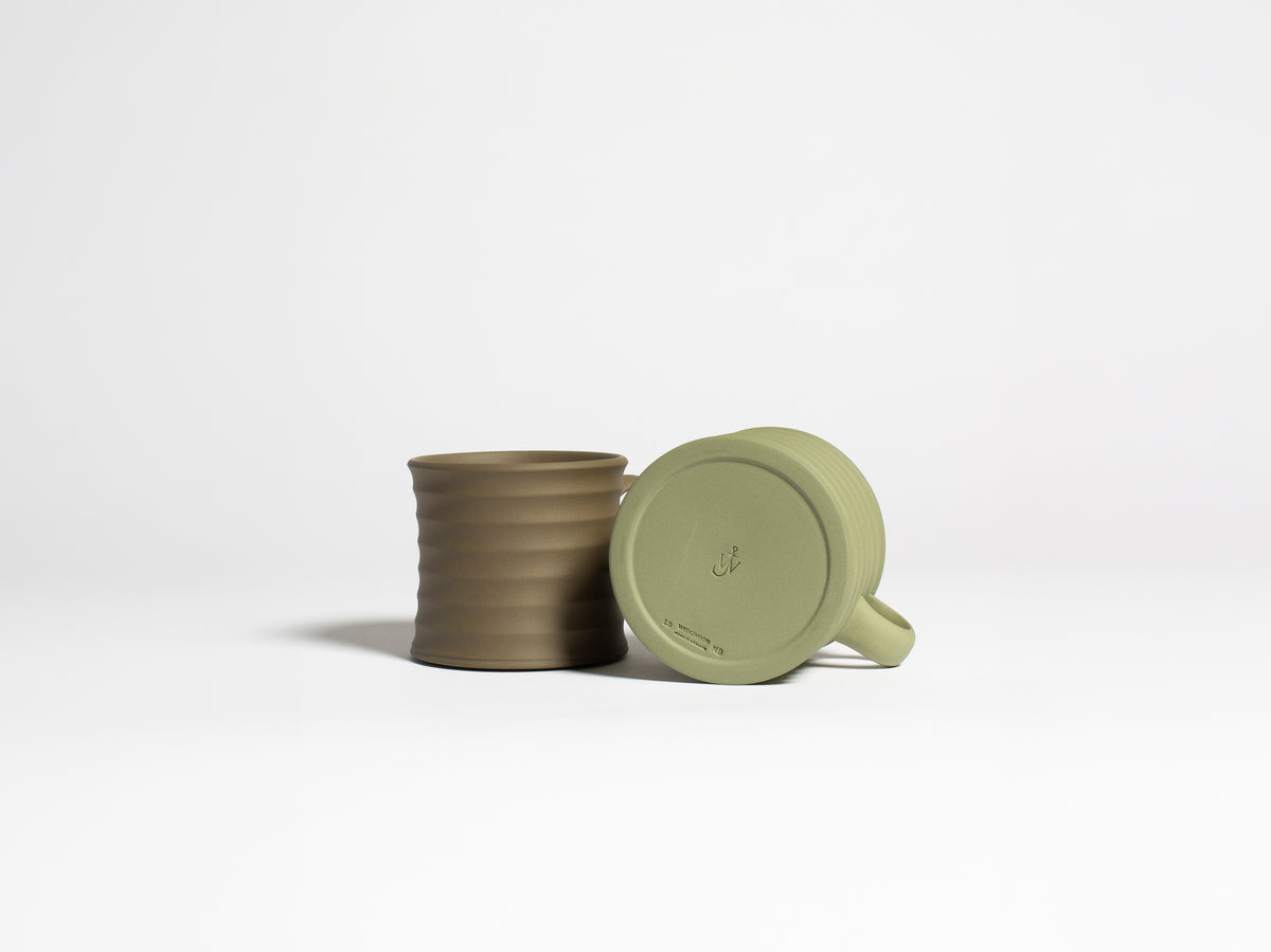 WEDGWOOD GREEK CUPS IN GREEN