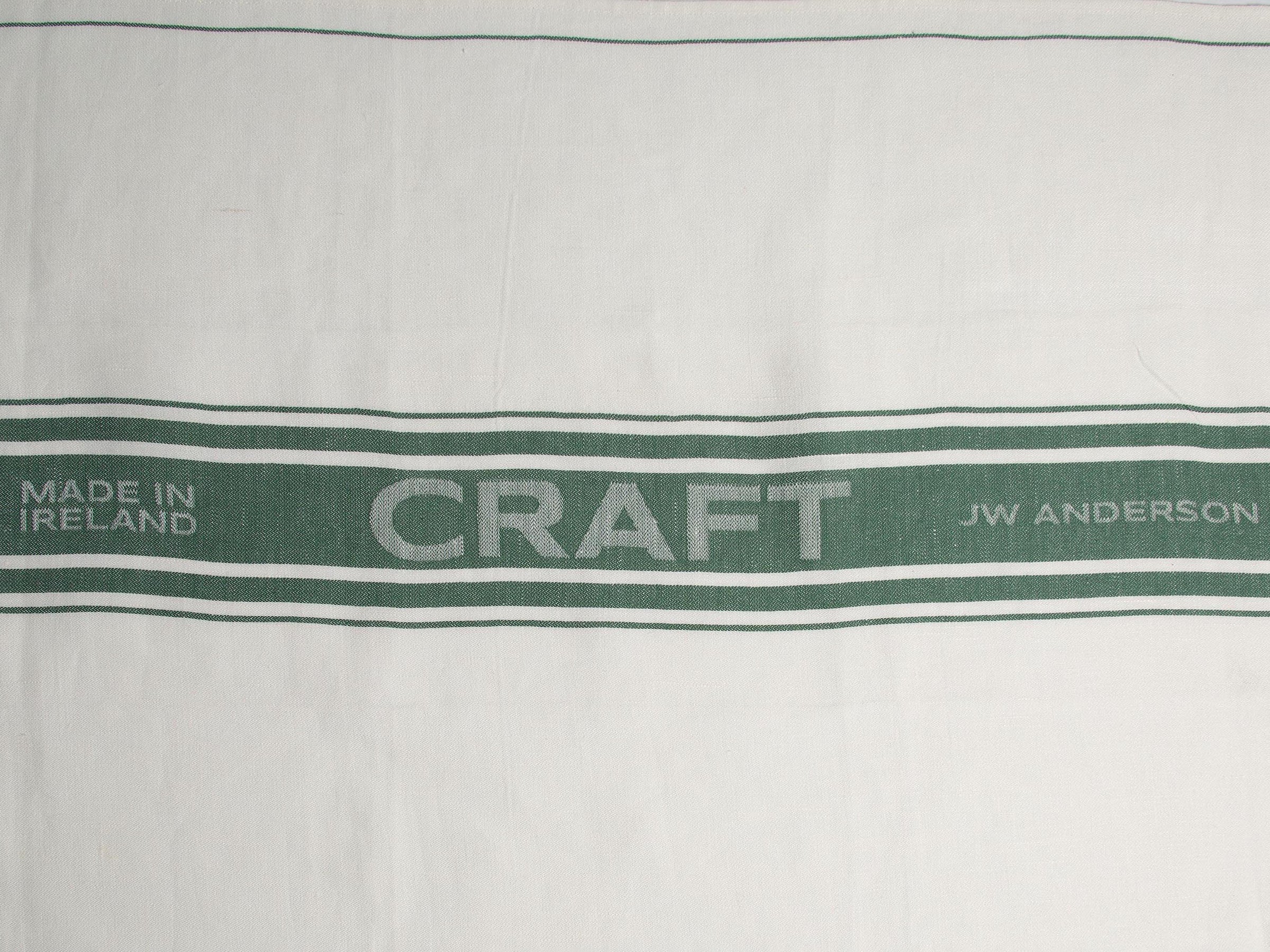 set of peach art craft linen tea towels multi Product Detail 3