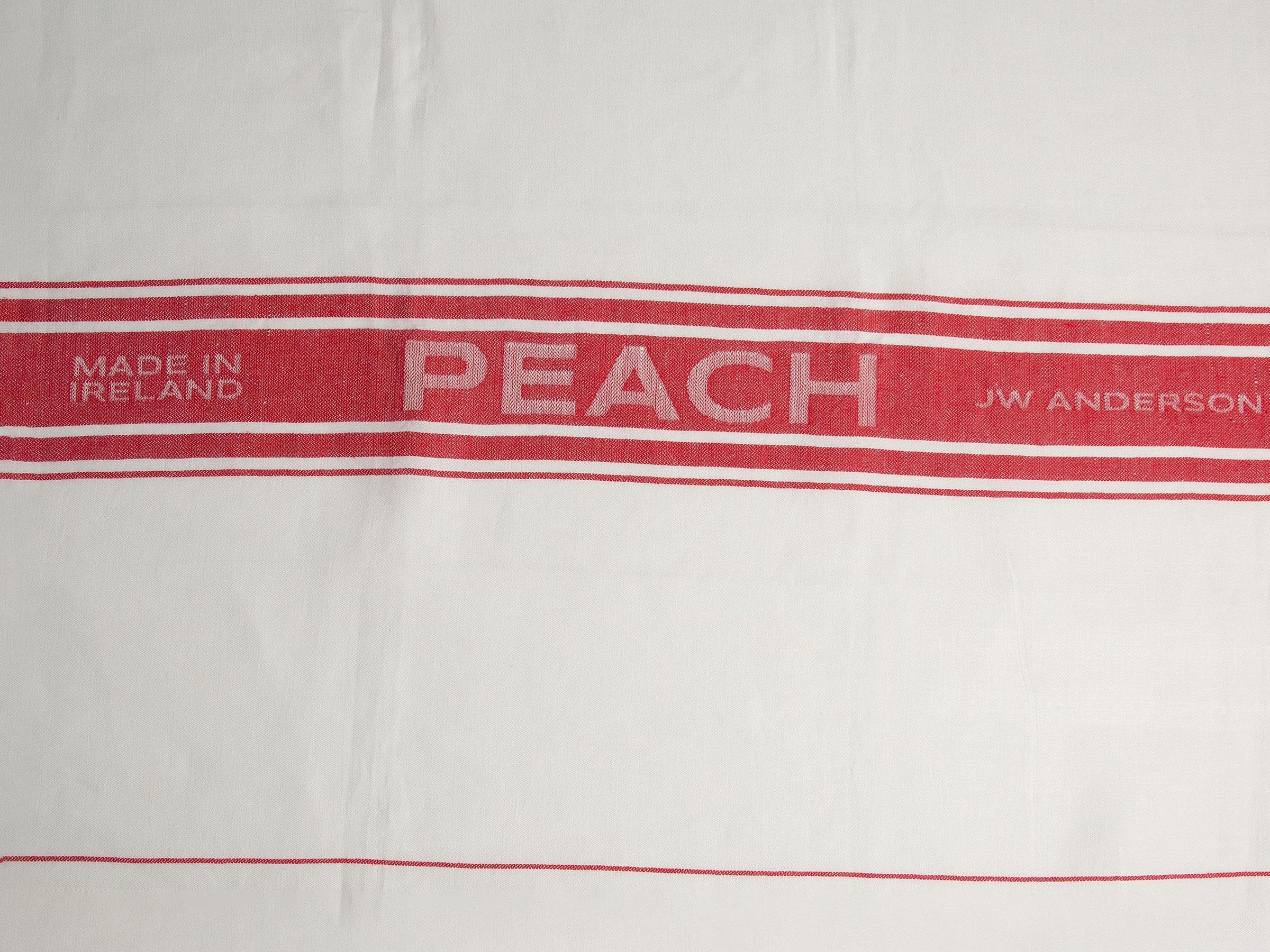 set of peach art craft linen tea towels multi Product Detail 7