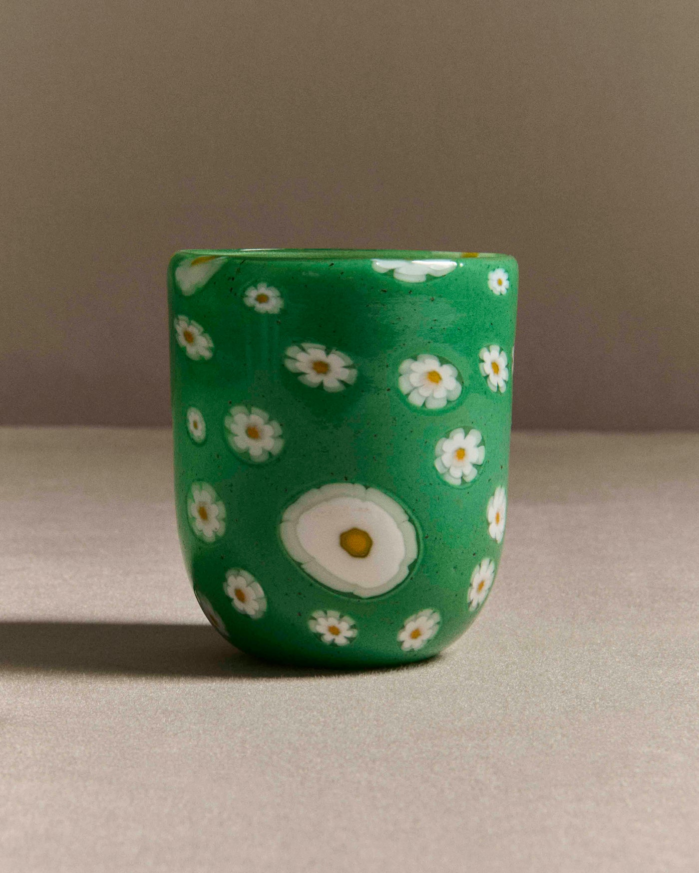 full murrina glass green white Still Life 6