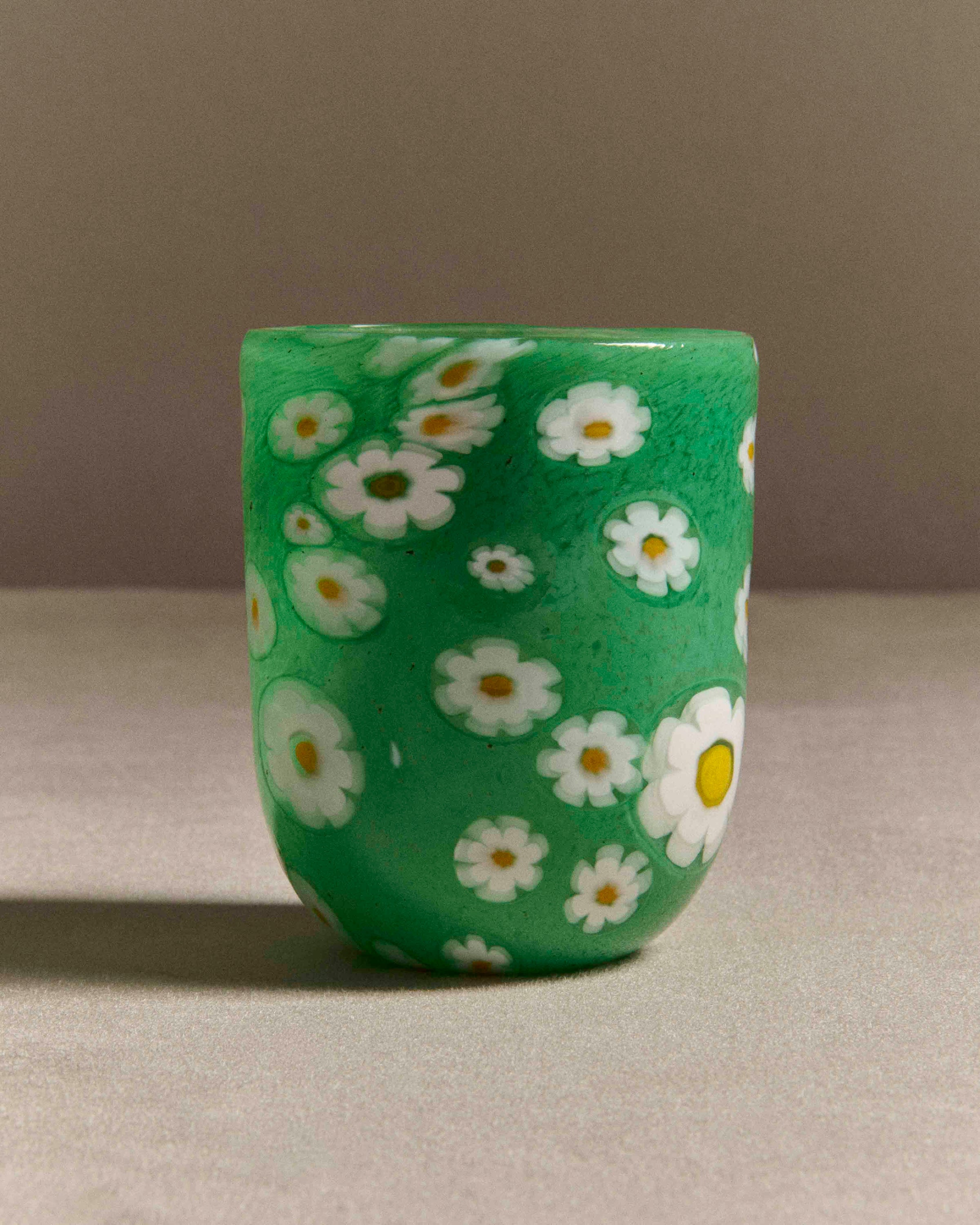 full murrina glass green white Still Life 3