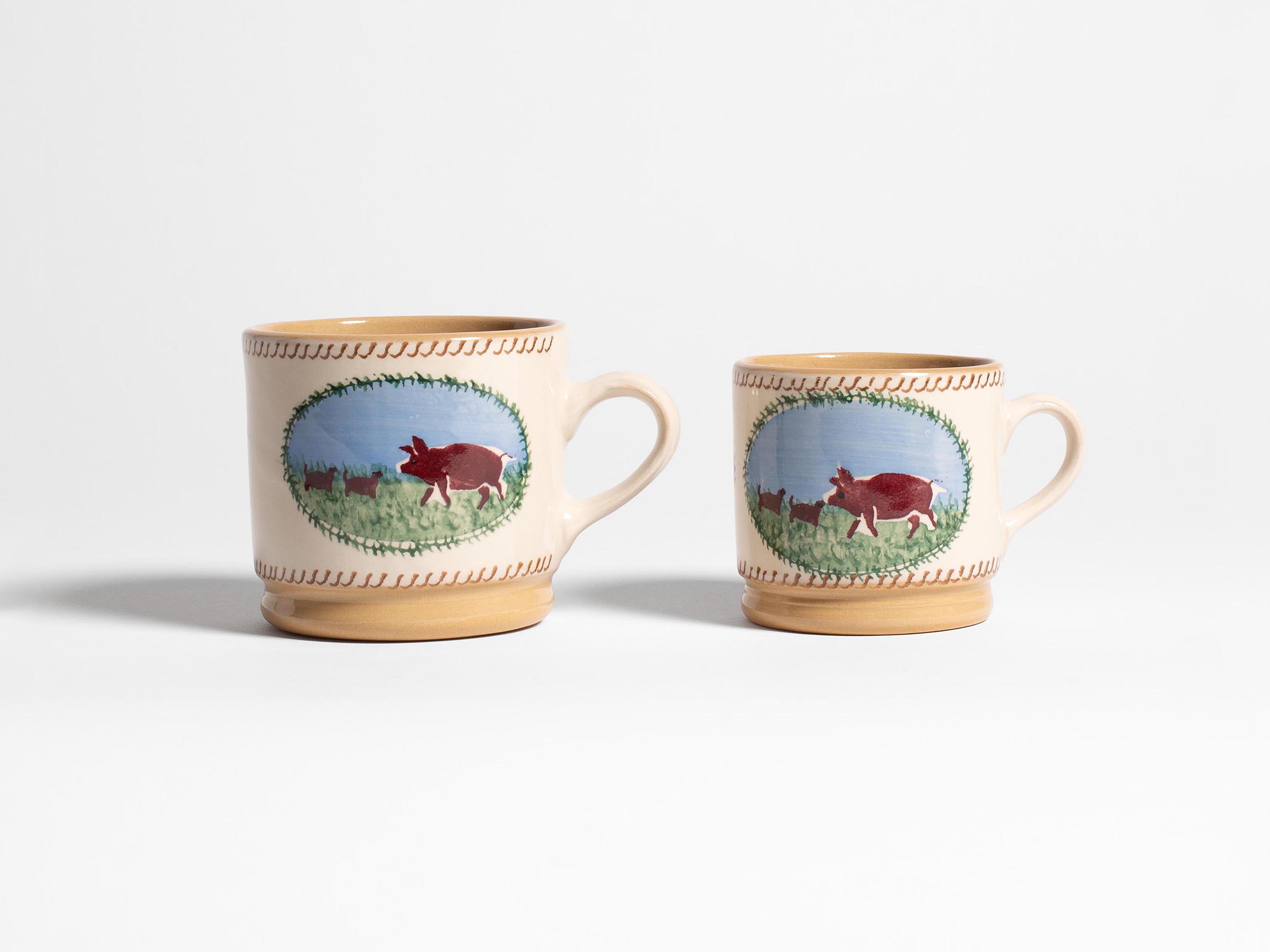 NICHOLAS MOSSE SMALL MUG IN WHITE & MULTI in WHITE/MULTI