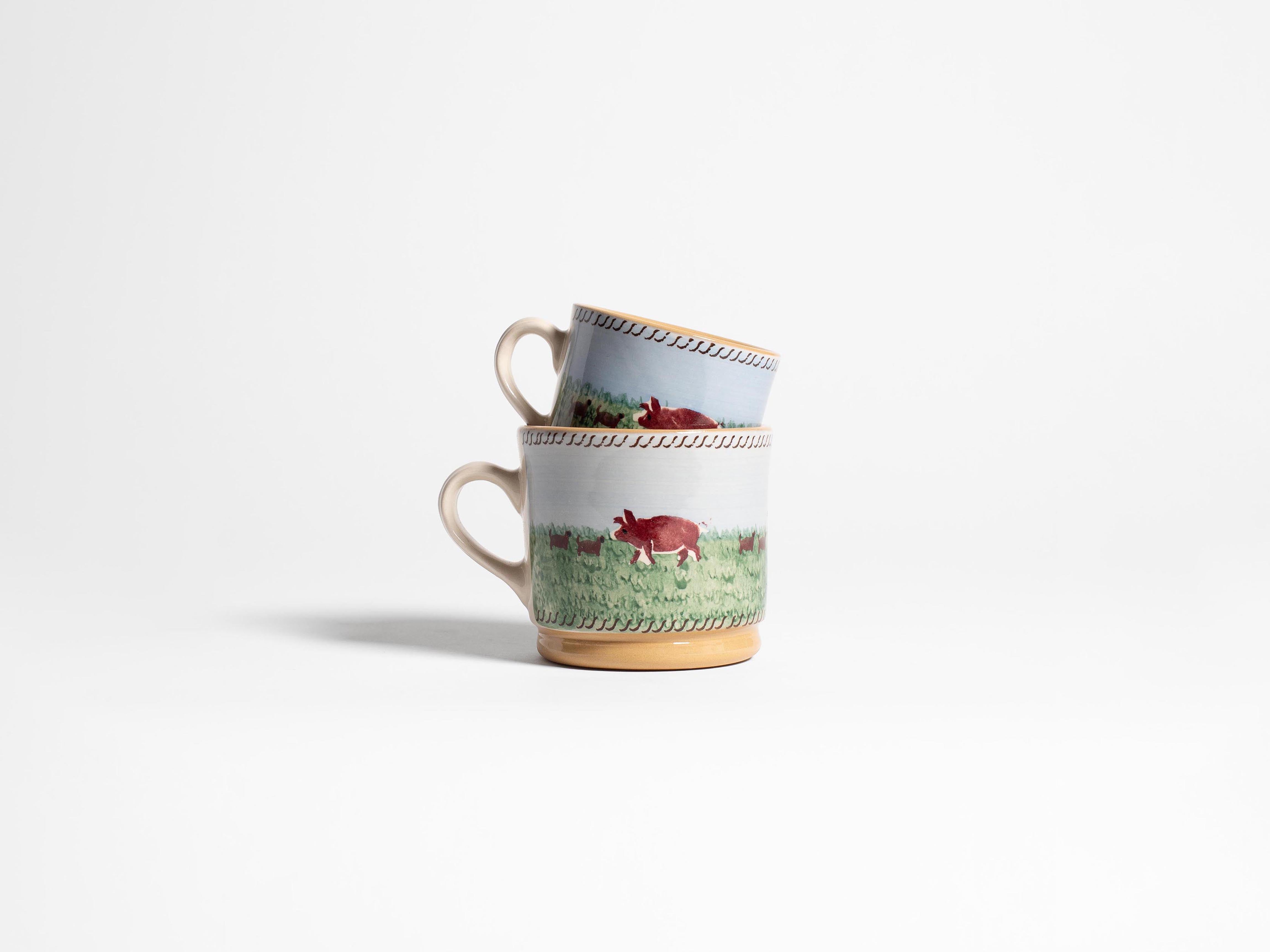 NICHOLAS MOSSE SMALL MUG IN BLUE & MULTI in BLUE/MULTI