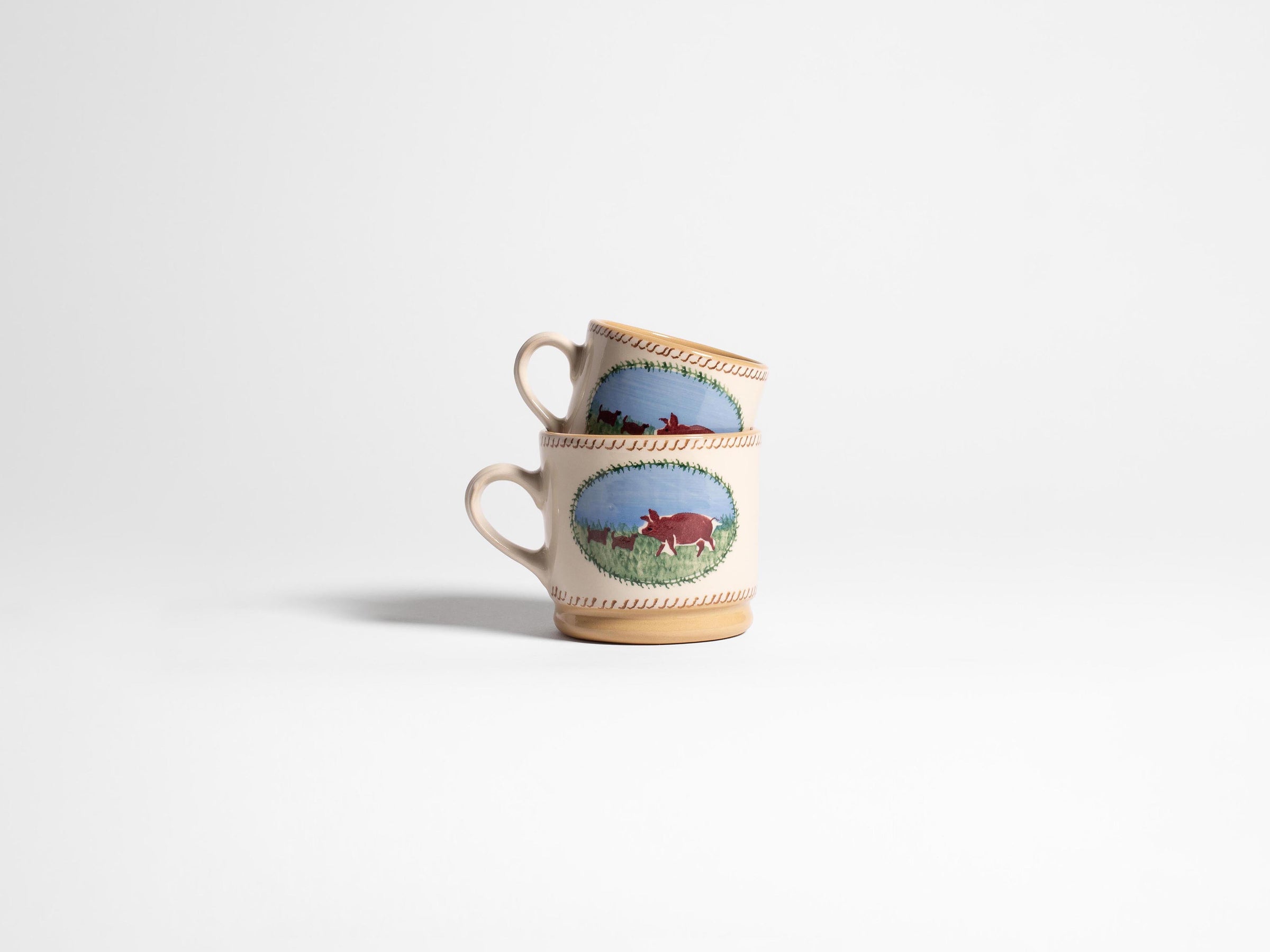 large mug white multi Product Front 3