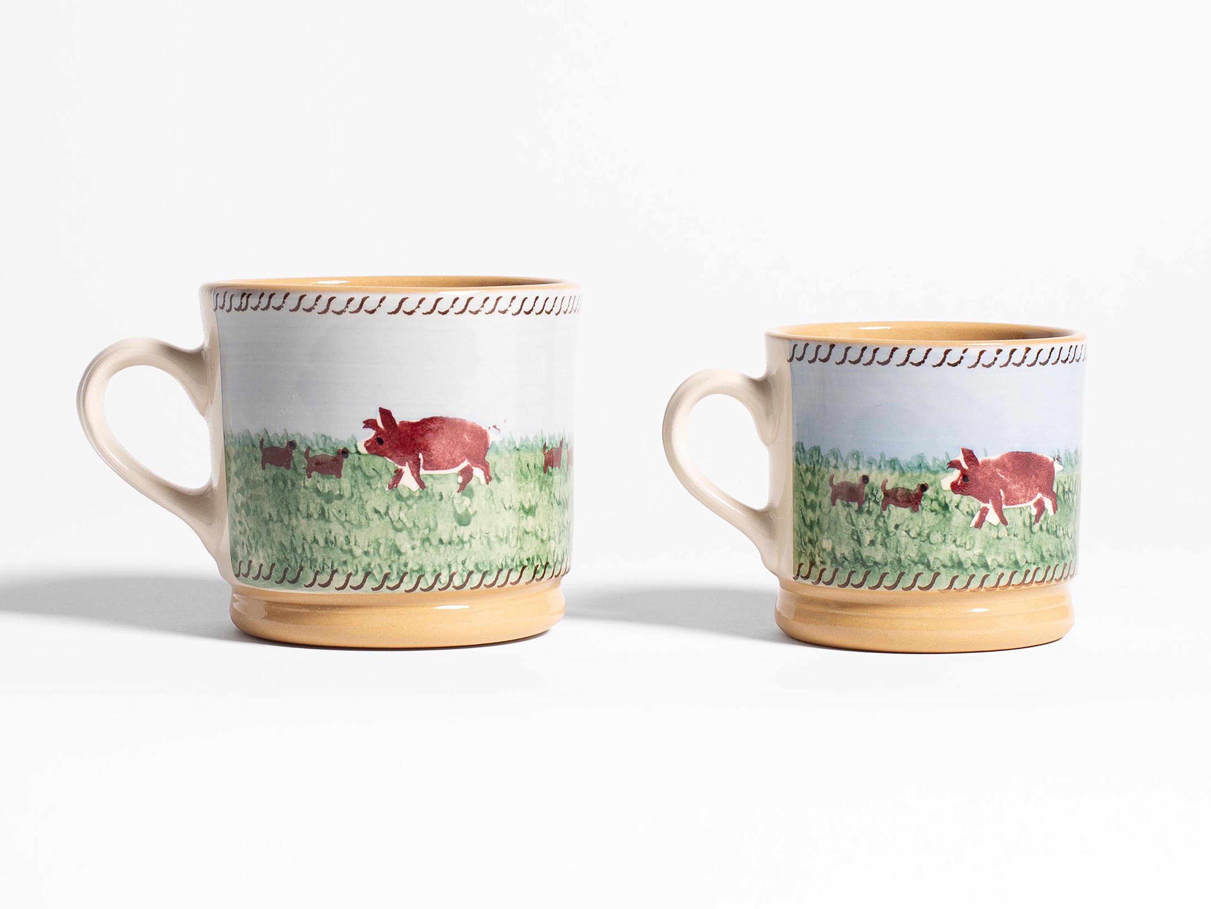 NICHOLAS MOSSE LARGE MUG IN BLUE & MULTI in BLUE/MULTI