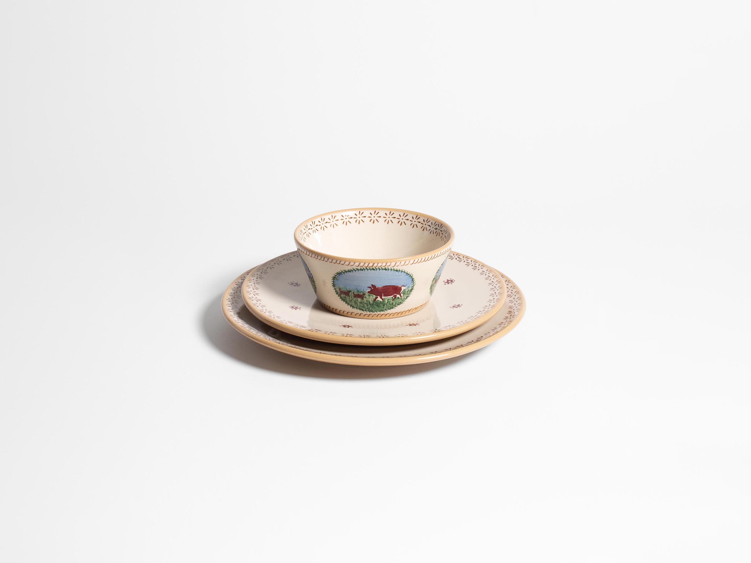 small angle bowl white multi Product Group 2