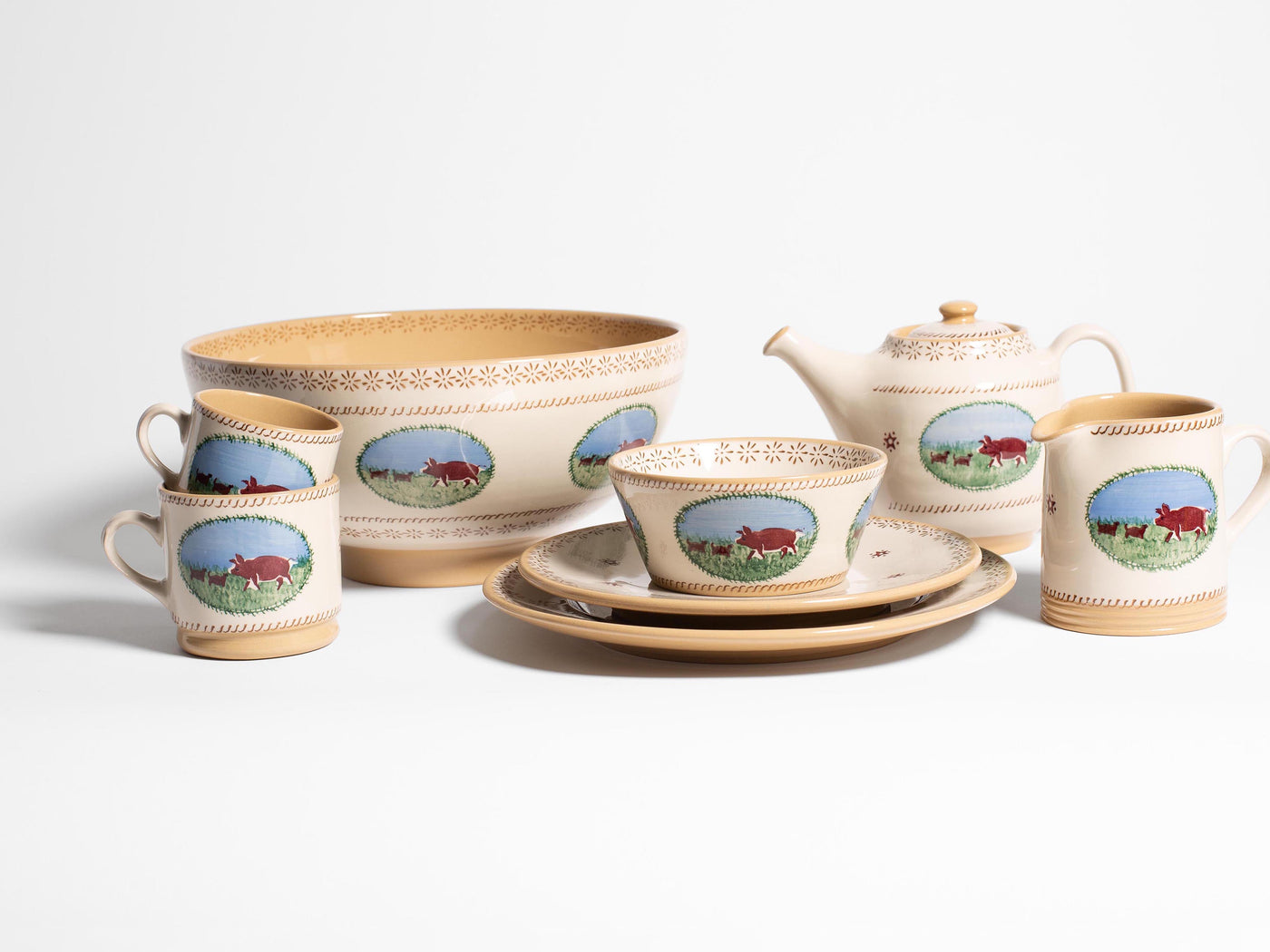 small angle bowl white multi Product Group 4
