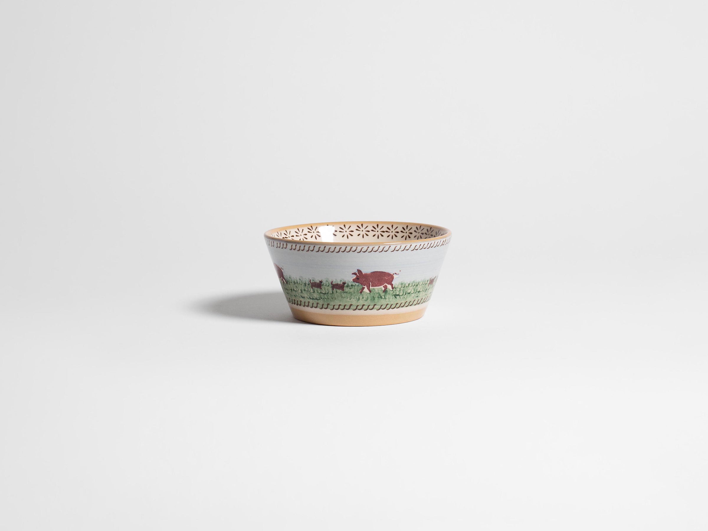 small angle bowl blue multi Product Front 1