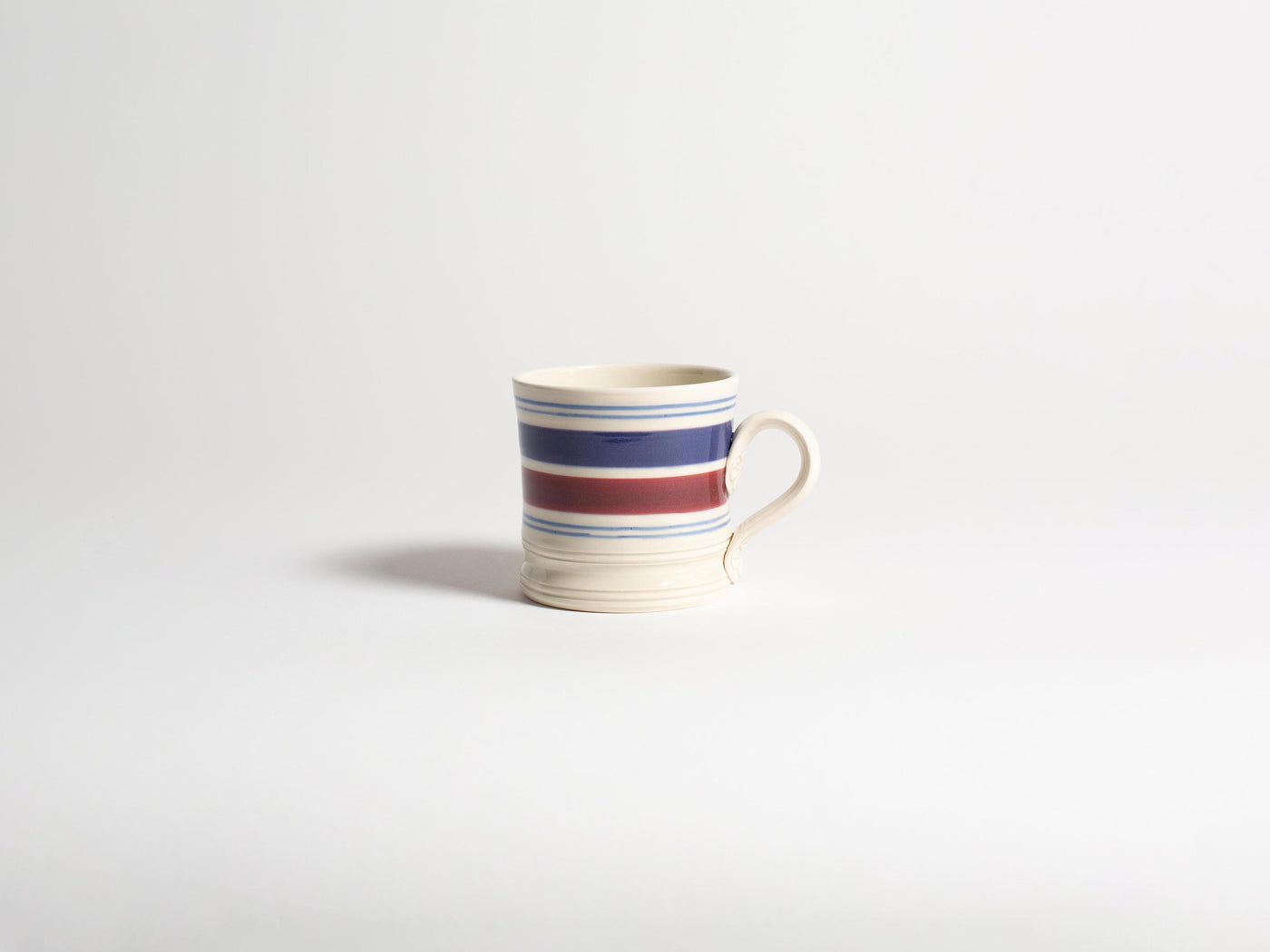 stripped mug blue multi Product Front 5