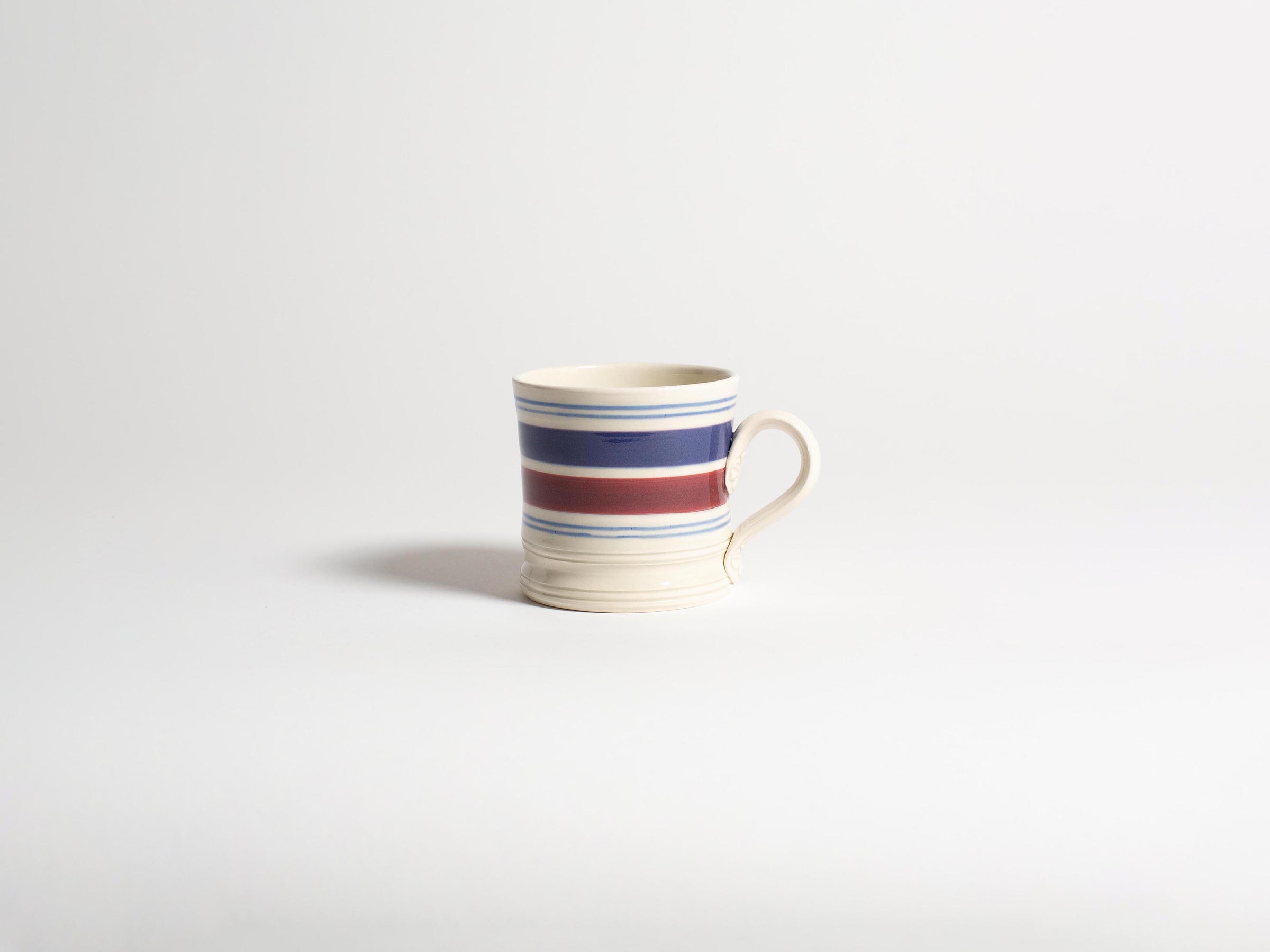 stripped mug blue multi Product Front 5