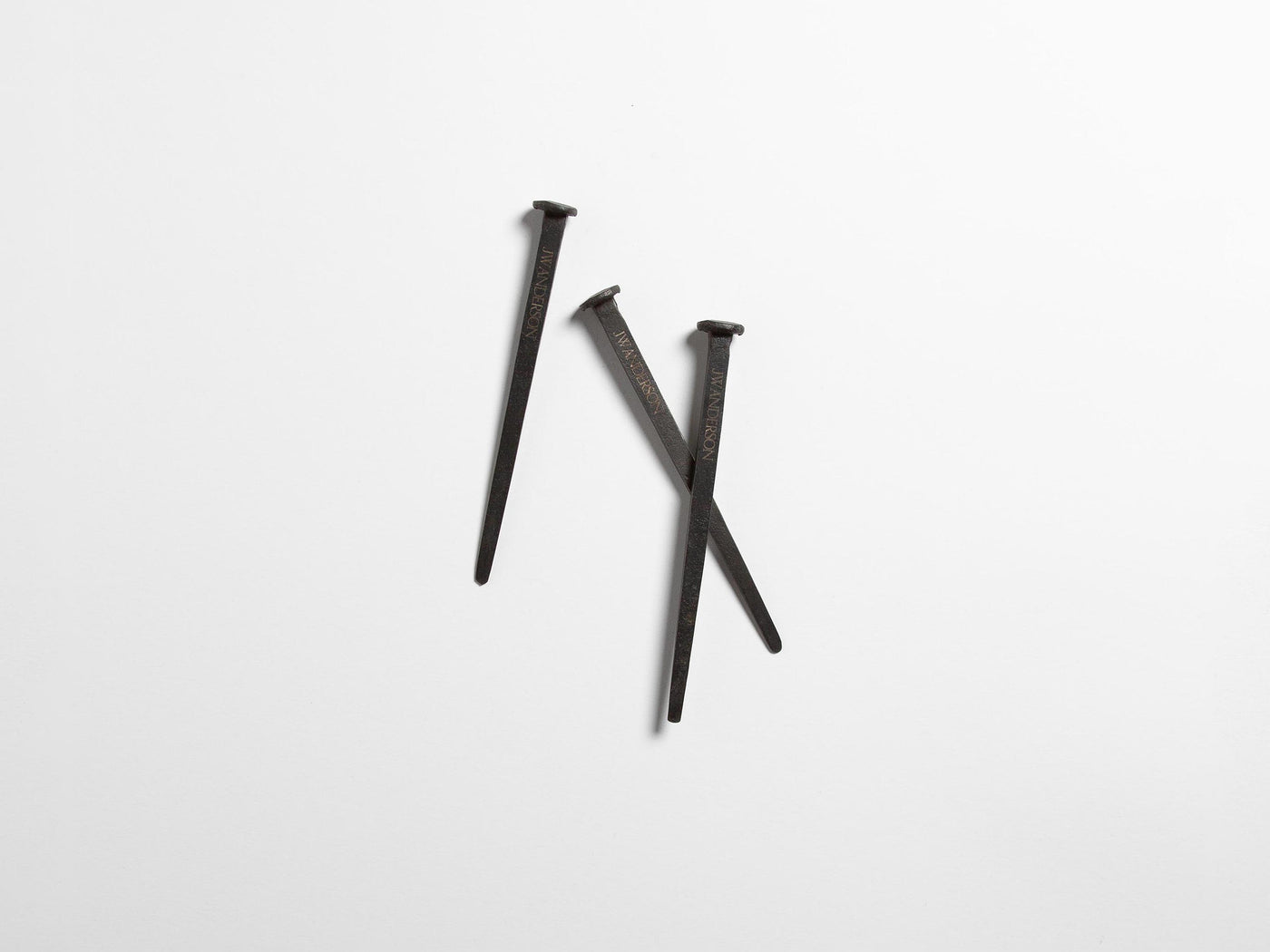 SET OF ROSEHEAD TRADITIONAL STEEL NAILS IN BLACK