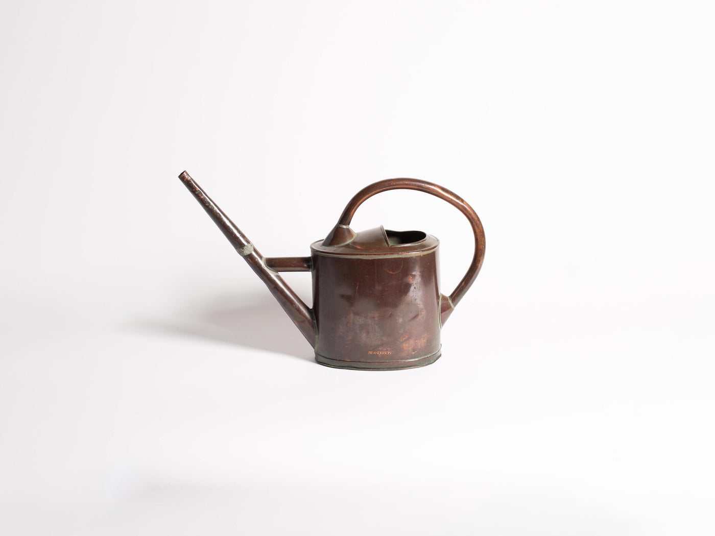 vintage french copper watering can brown Product Side 2