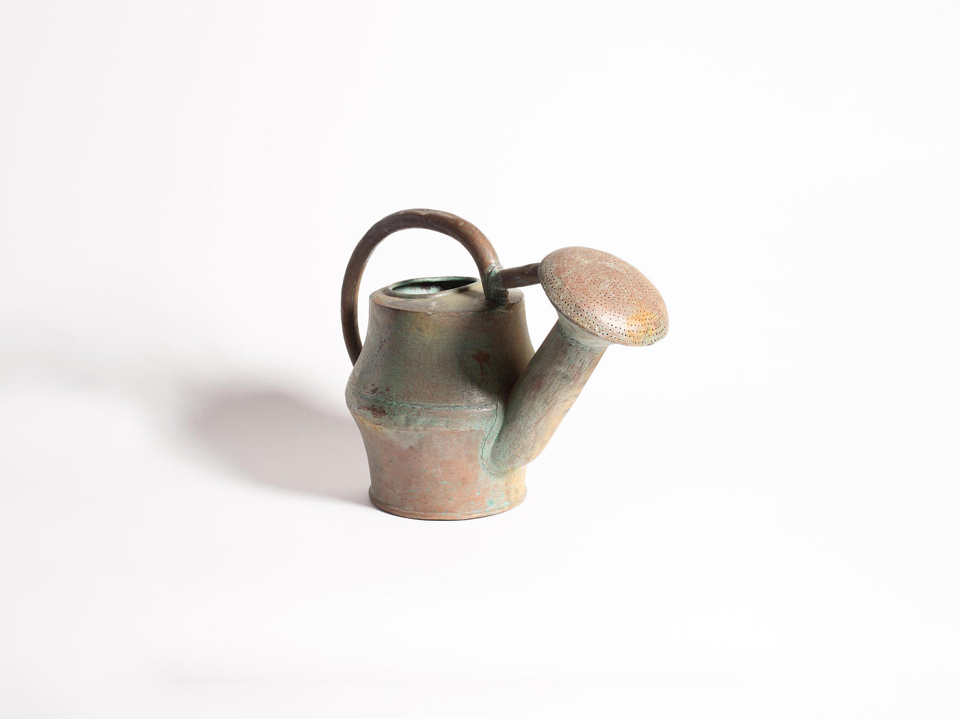 antique french watering can 2 brown Product Angle 2