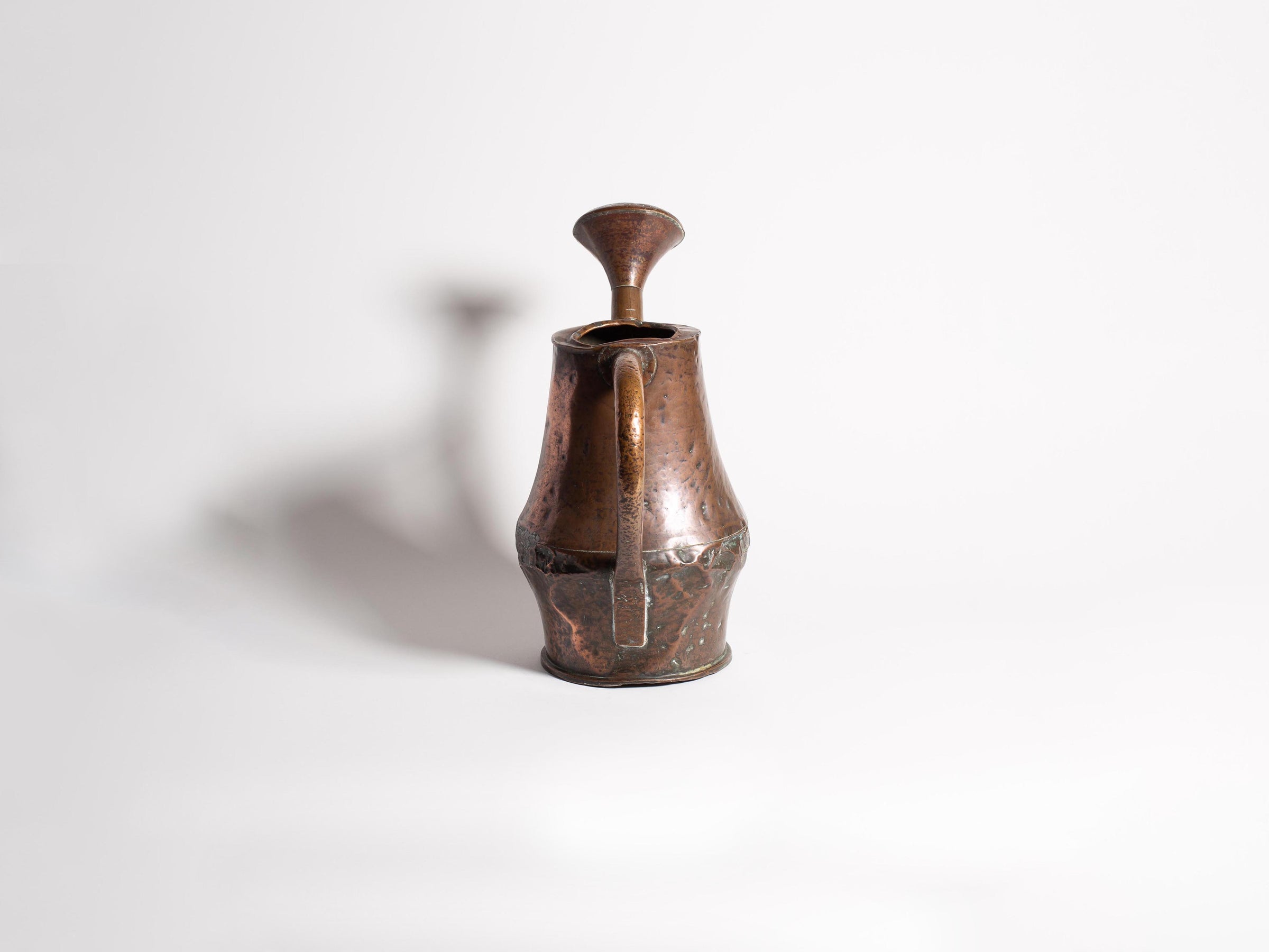 antique french watering can 3 brown Product Back 3