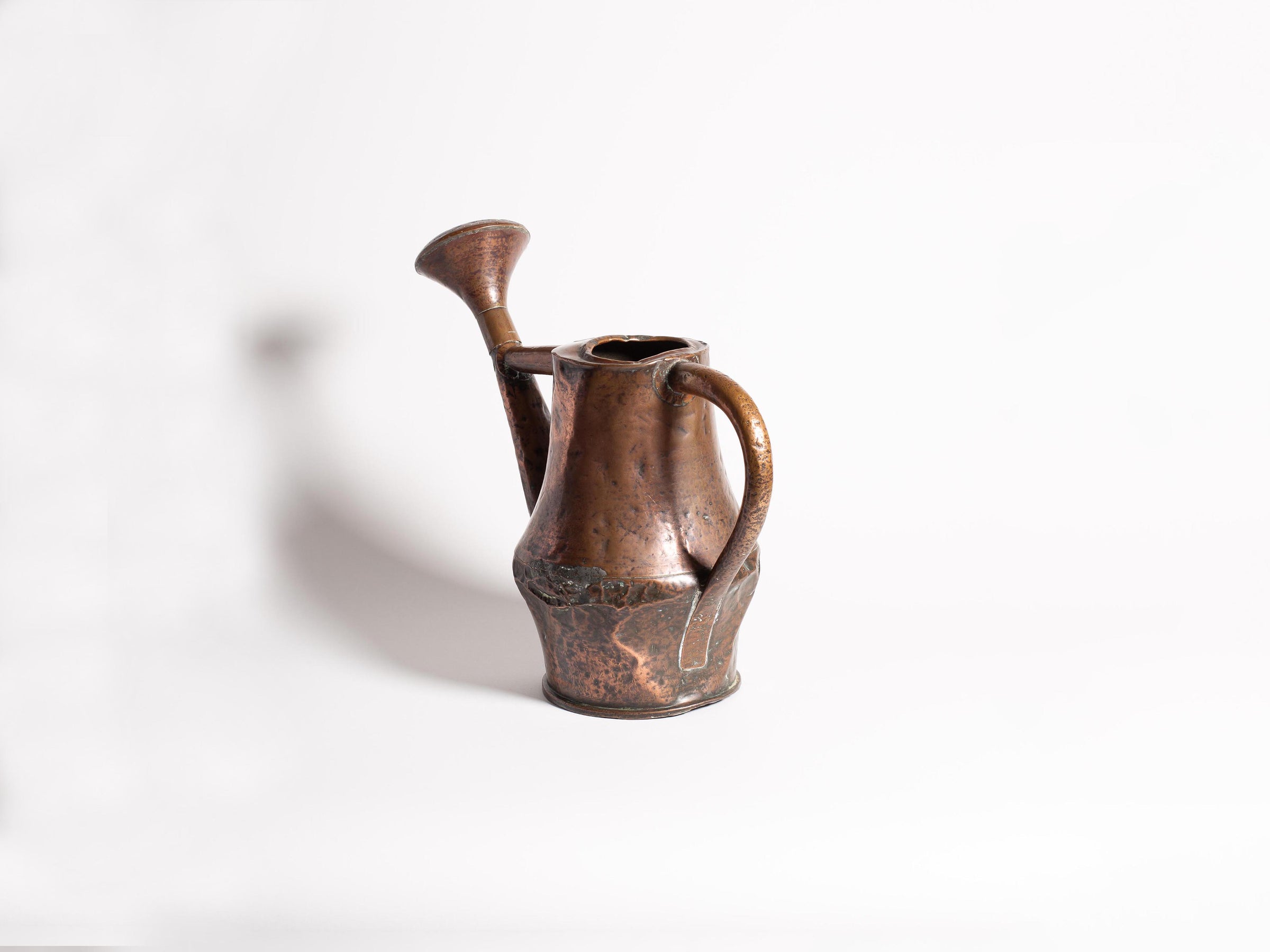 antique french watering can 4 brown Product Angle 6