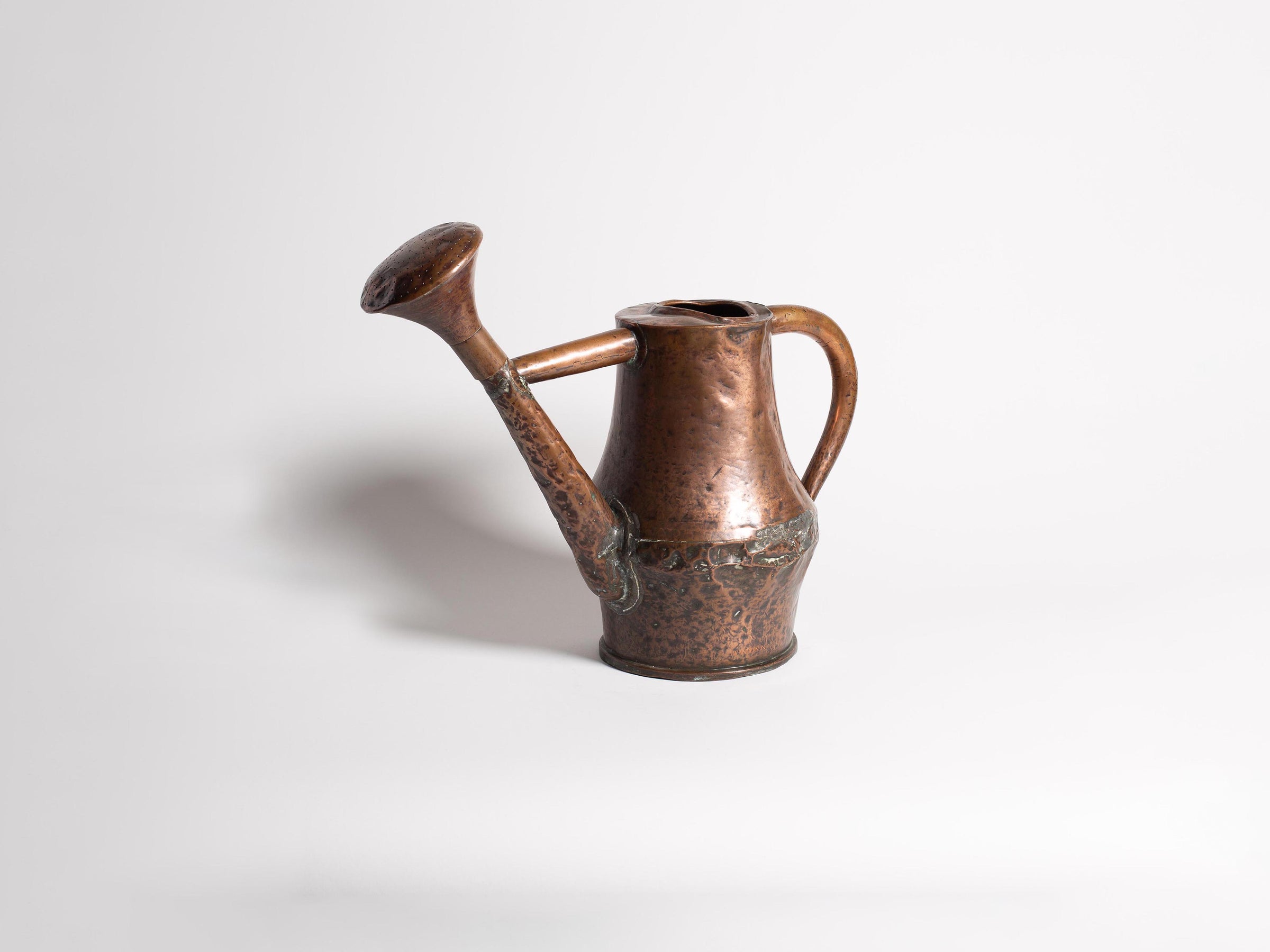 antique french watering can 4 brown Product Side 1