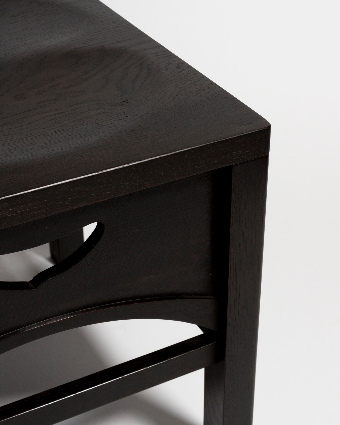 MACKINTOSH STOOL IN BLACK
