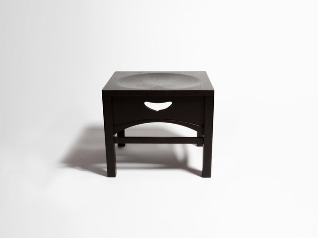 MACKINTOSH STOOL IN BLACK